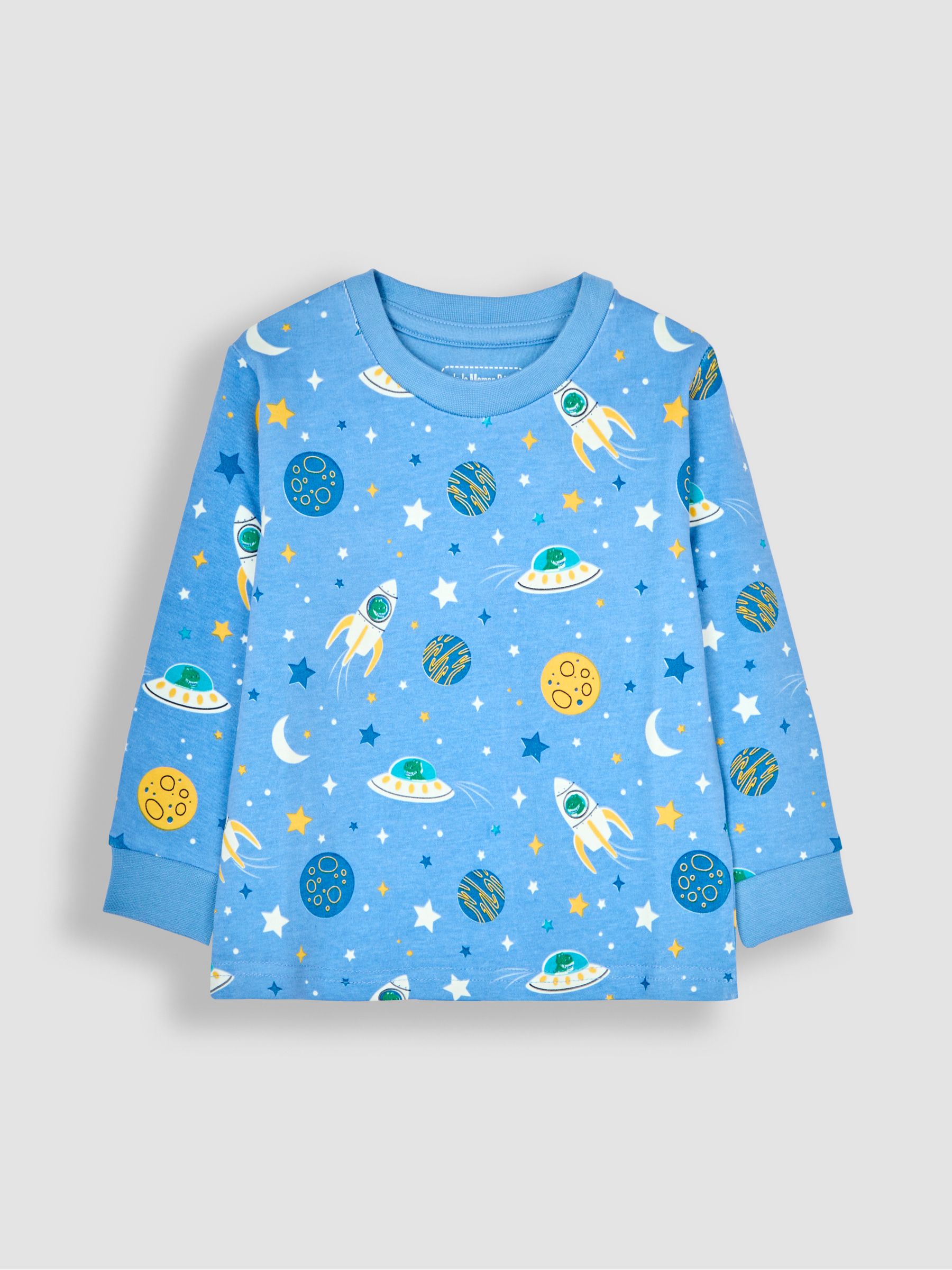 Blue Space Glow In the Dark Pyjamas - Image 2 of 5