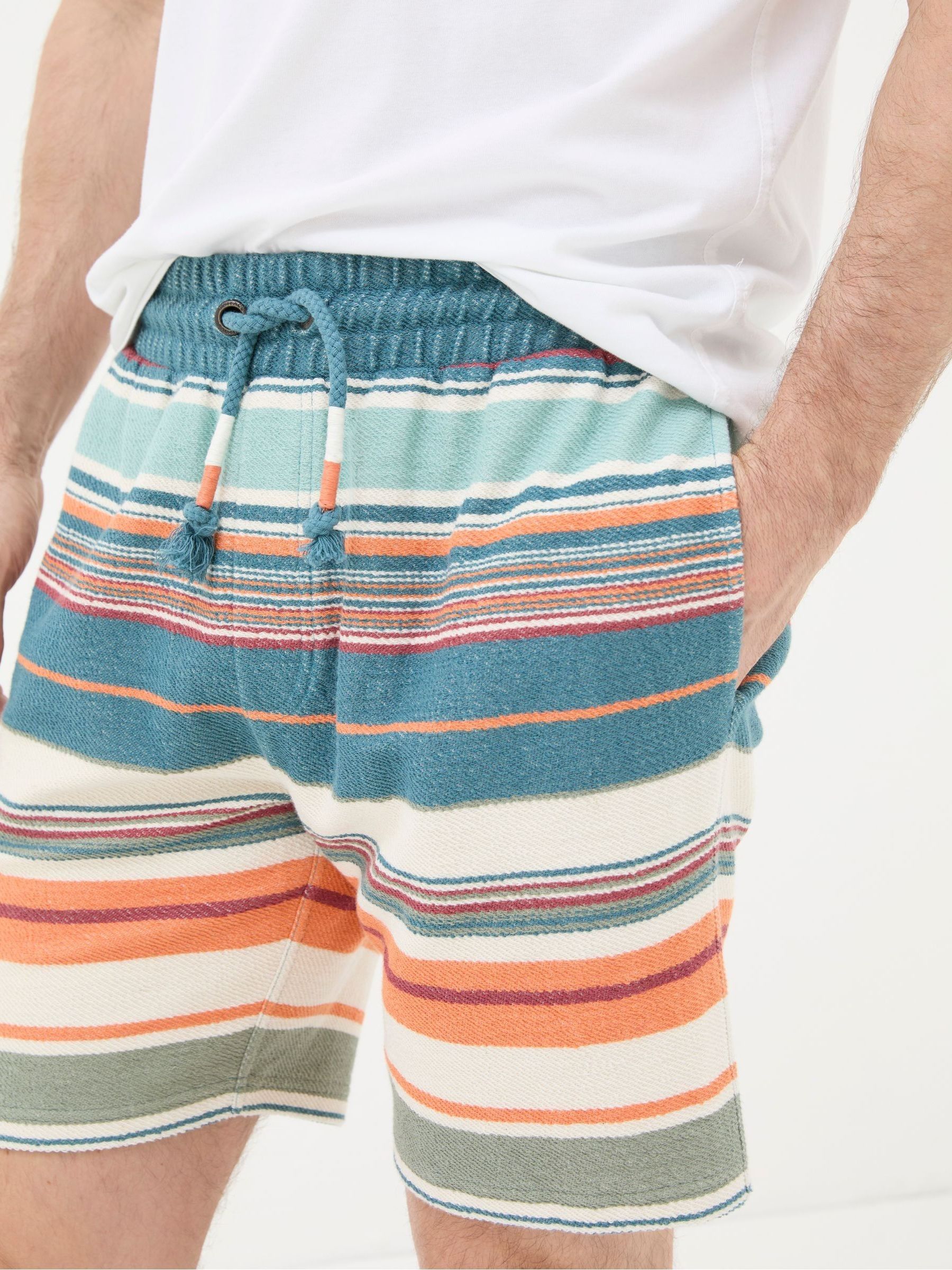 Blue Trescoe Stripe Shorts - Image 2 of 4