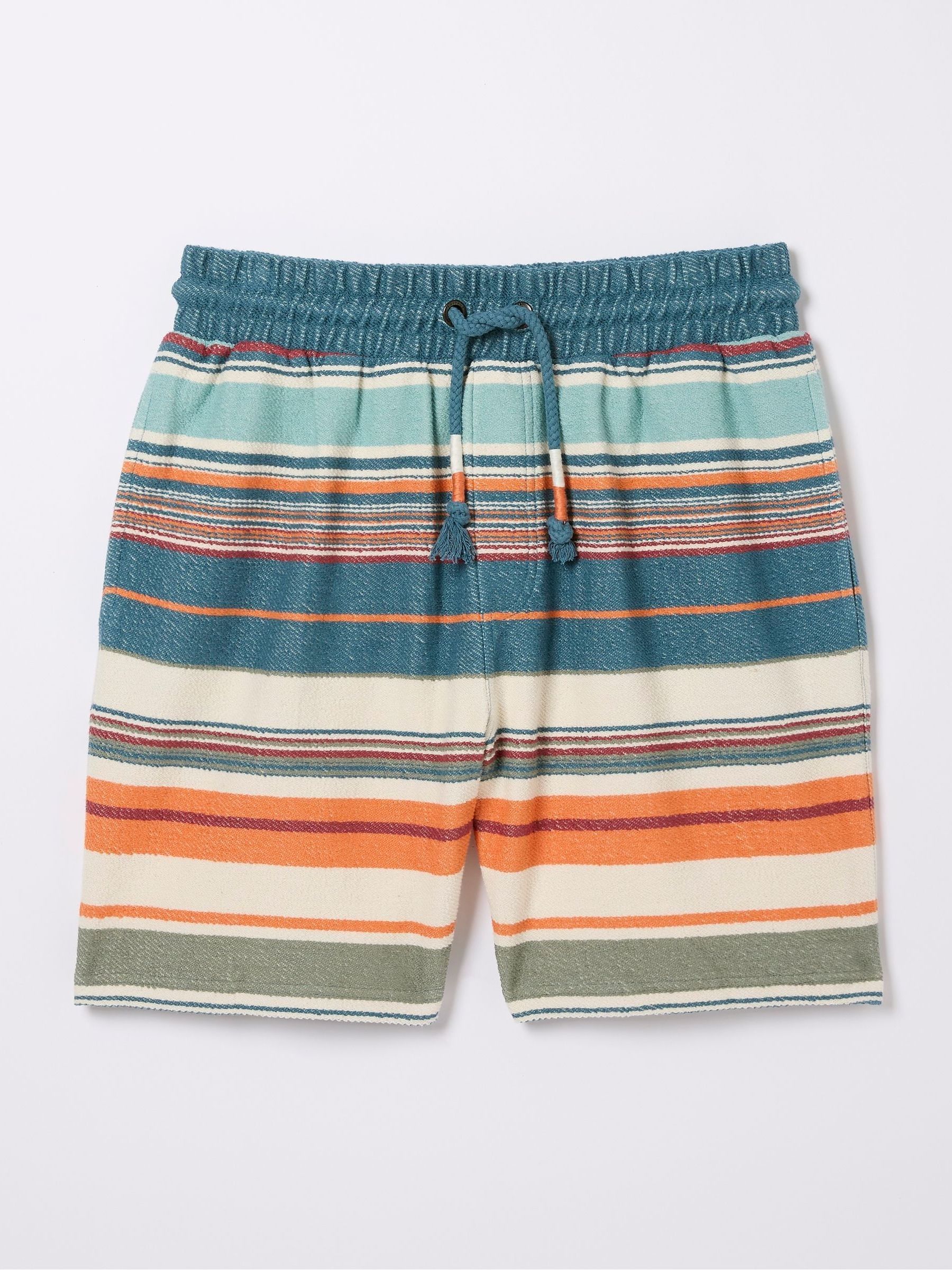Blue Trescoe Stripe Shorts - Image 4 of 4