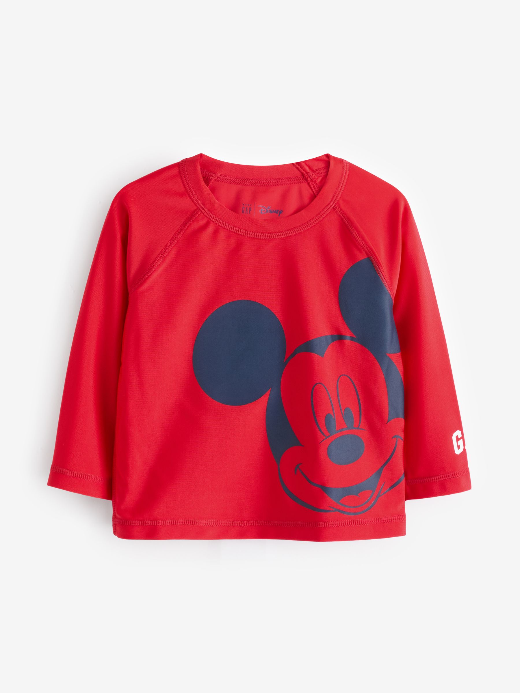 Red Disney Mickey Mouse Baby Swim Rash Vest (12mths-5yrs) - Image 1 of 3