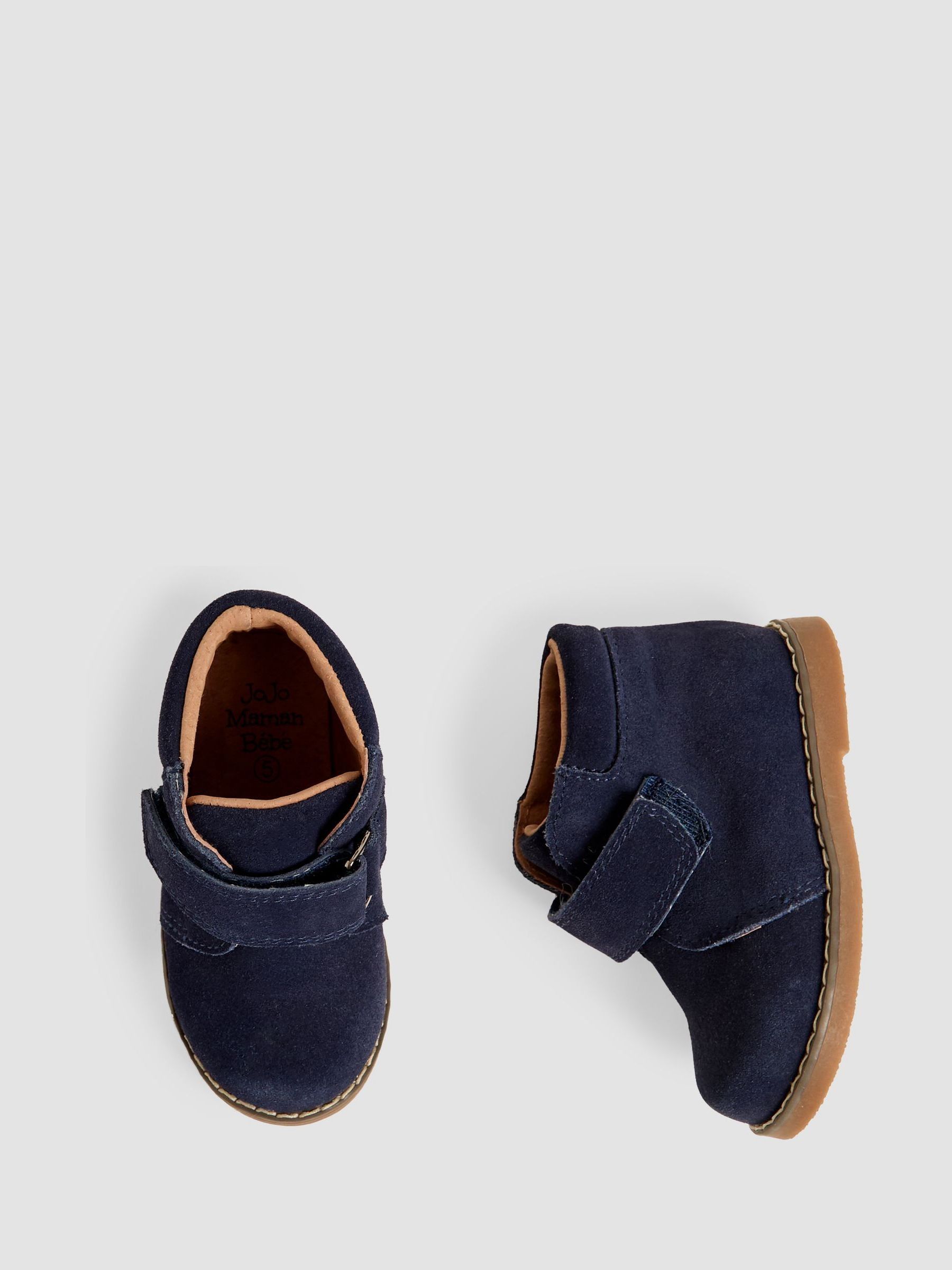 Navy Suede Boots - Image 4 of 4