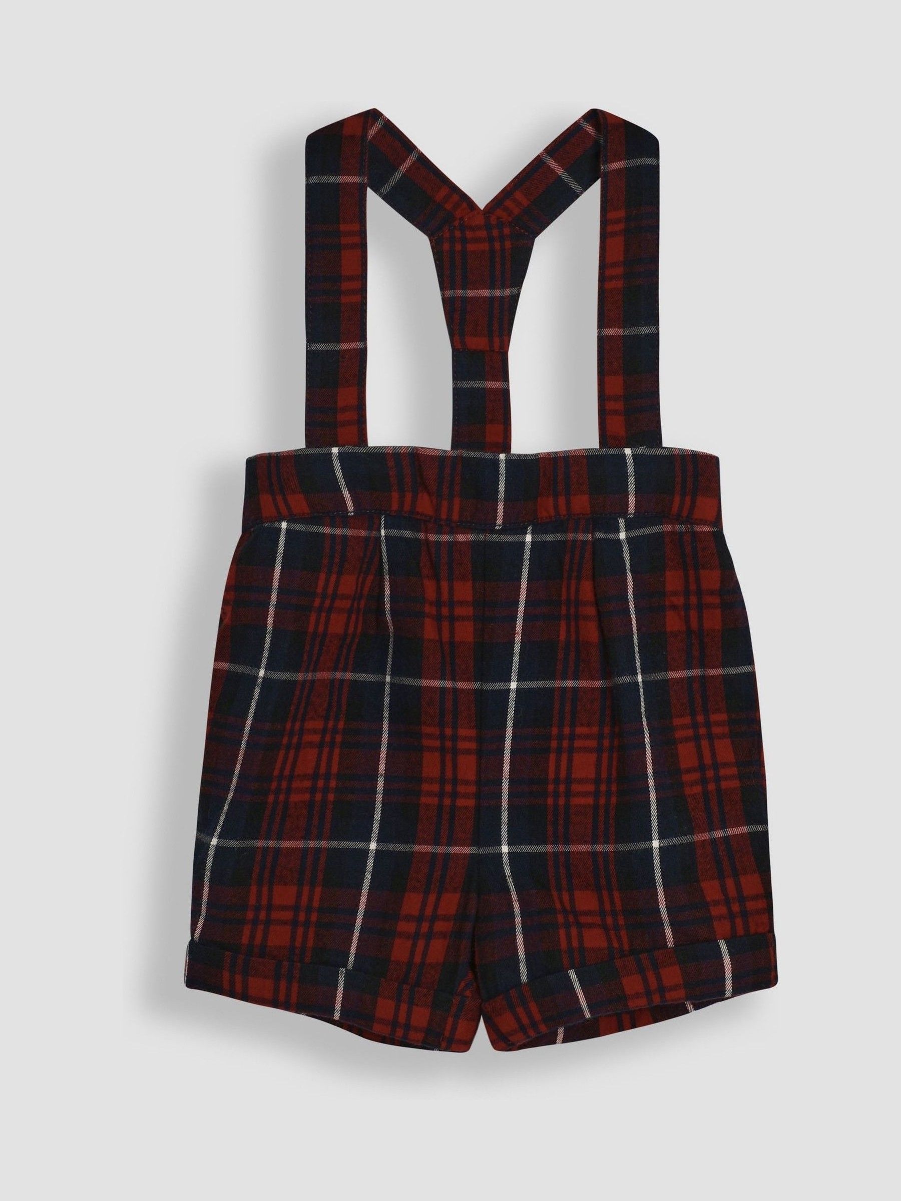 Red 2-Piece Body & Checked Shorts Set - Image 2 of 6