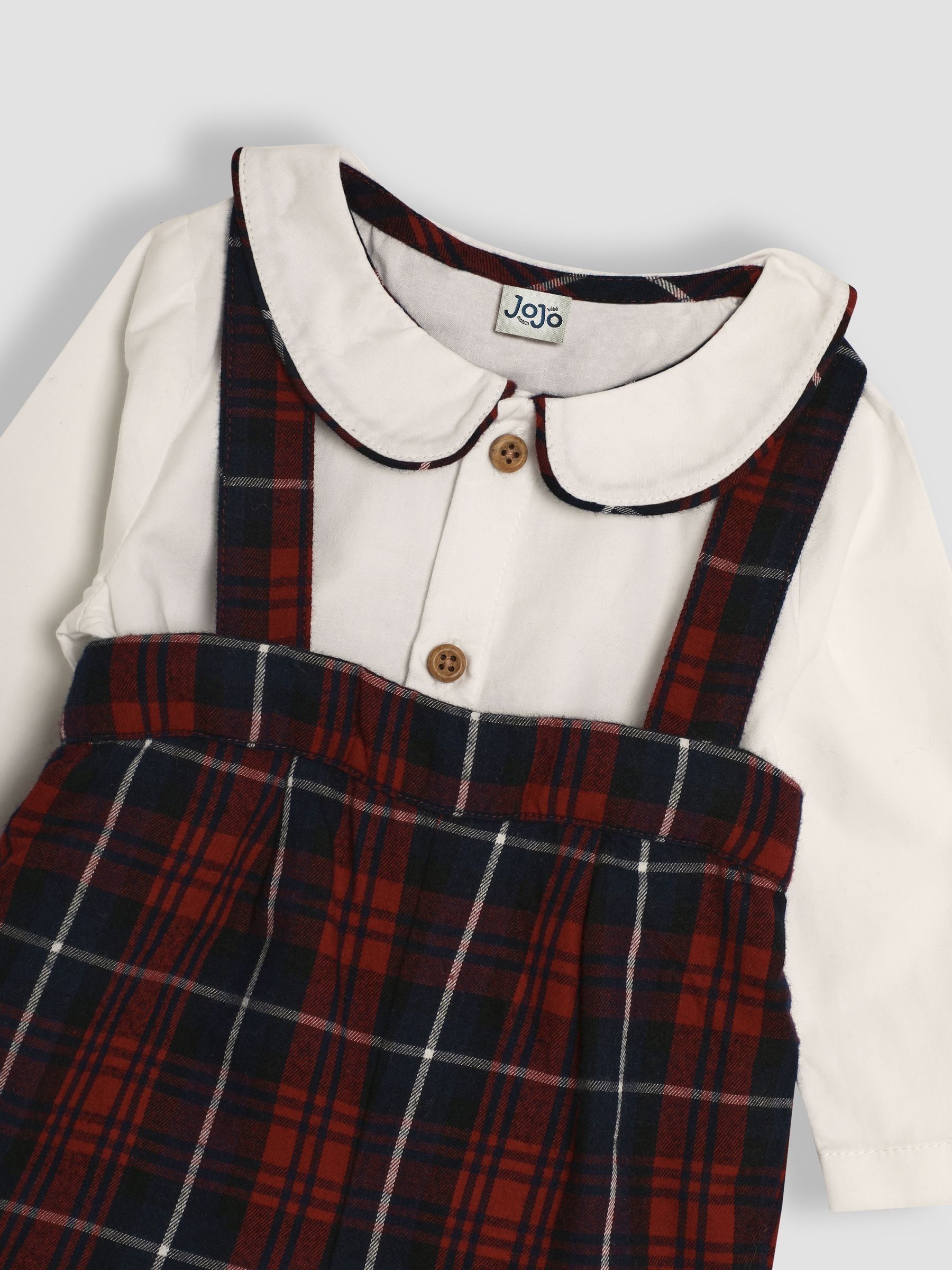 Red 2-Piece Body & Checked Shorts Set - Image 6 of 6