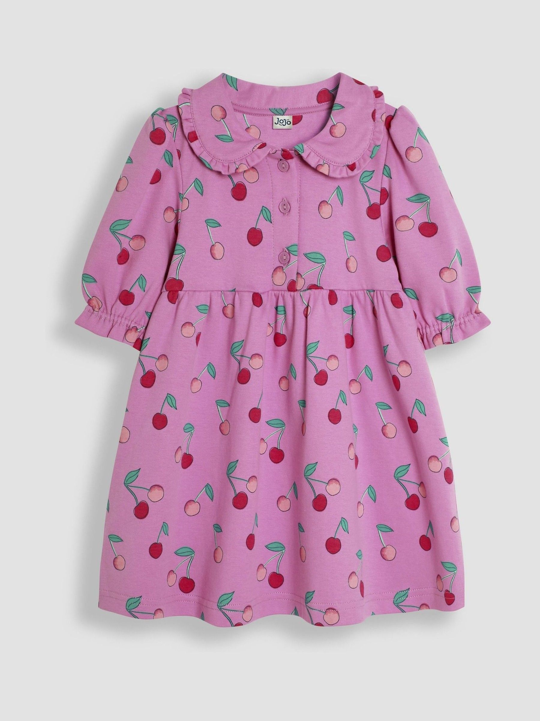Orchid Cherry Peter Pan Dress - Image 1 of 3
