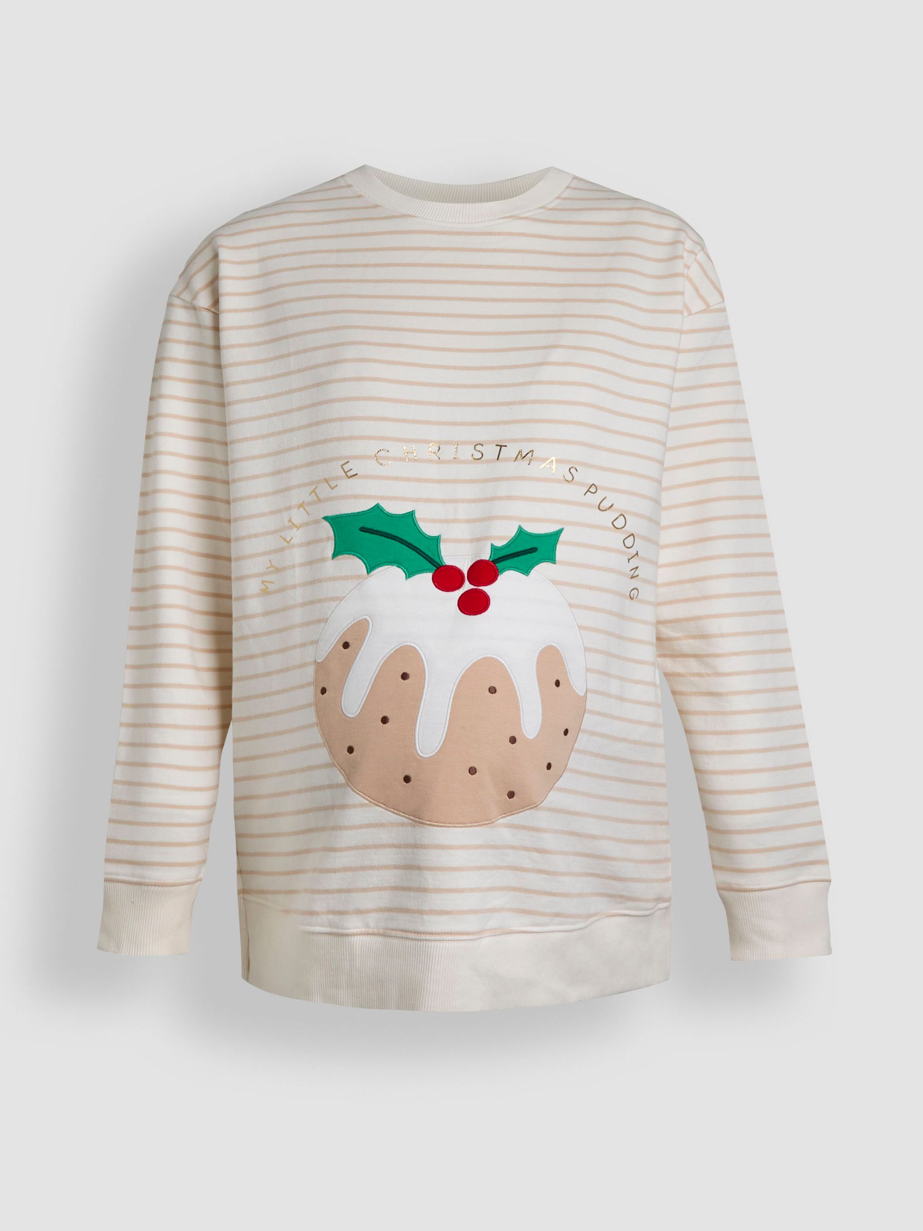 Stone Maternity Christmas Pudding Sweatshirt - Image 3 of 5
