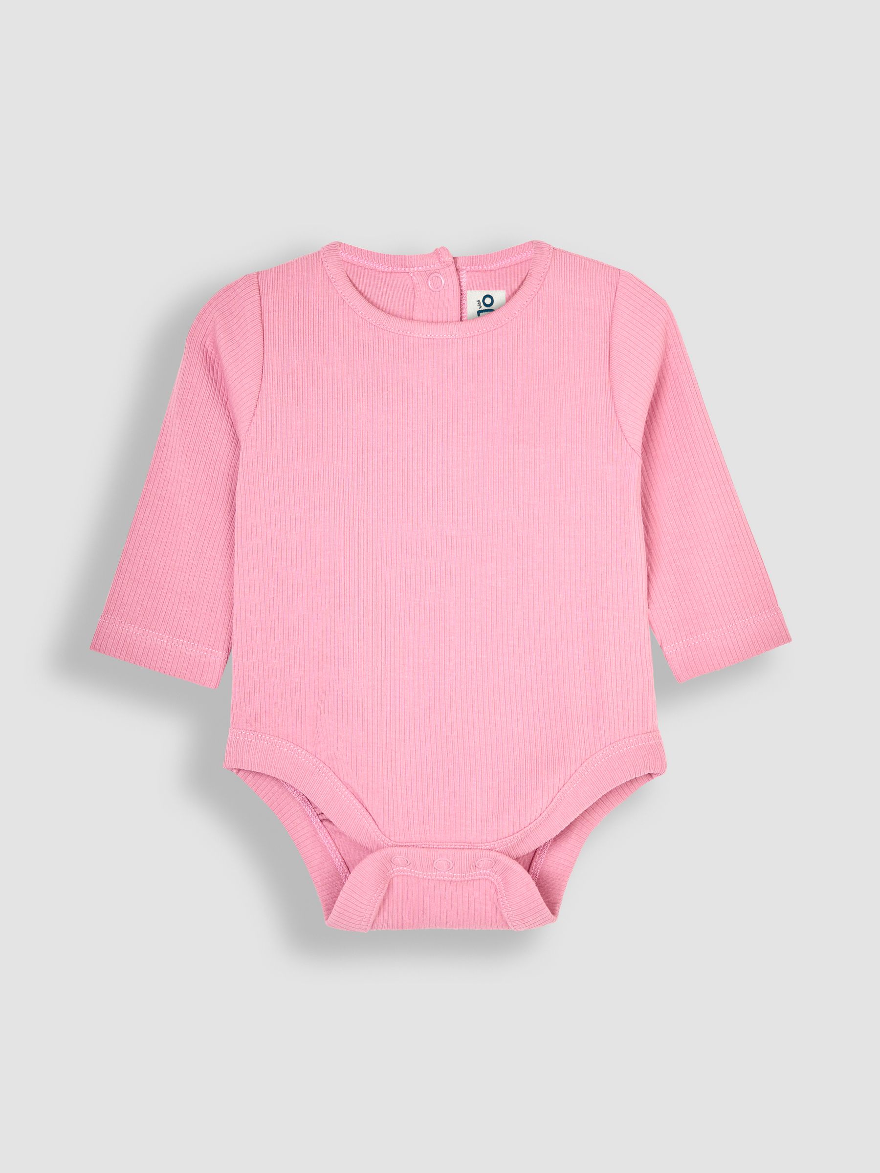 Pink 3-Piece Rib Body, Floral Trousers & Hat Set - Image 2 of 7