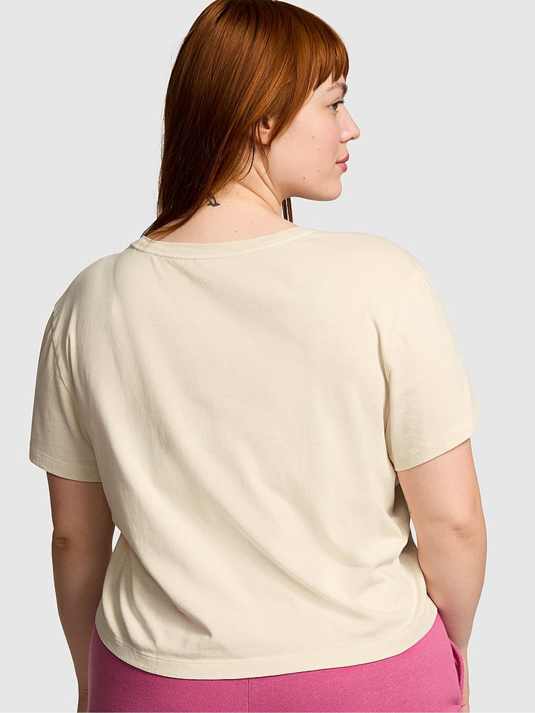 White Shell Crop Dreamer T-Shirt - Image 2 of 3
