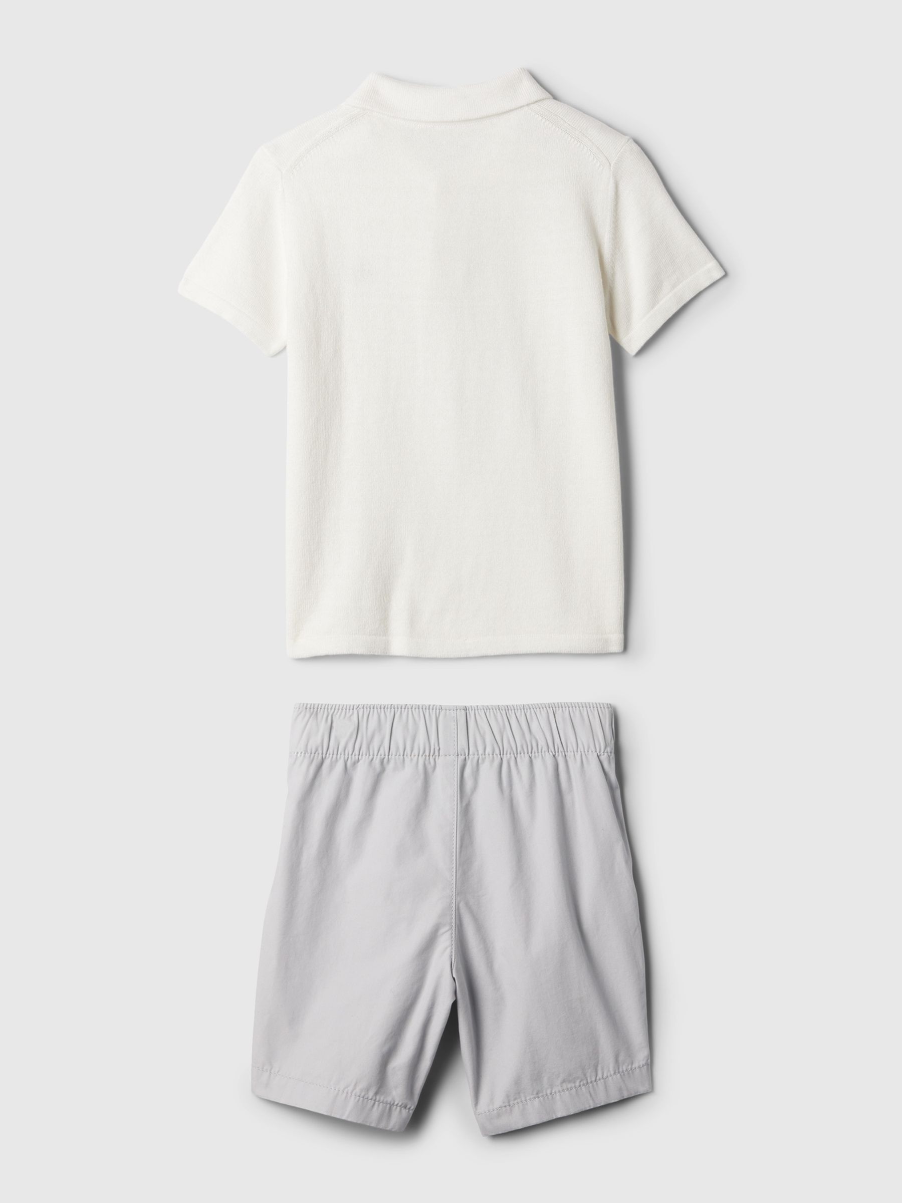 White Polo Jumper Outfit Set (12mths-5yrs) - Image 2 of 3