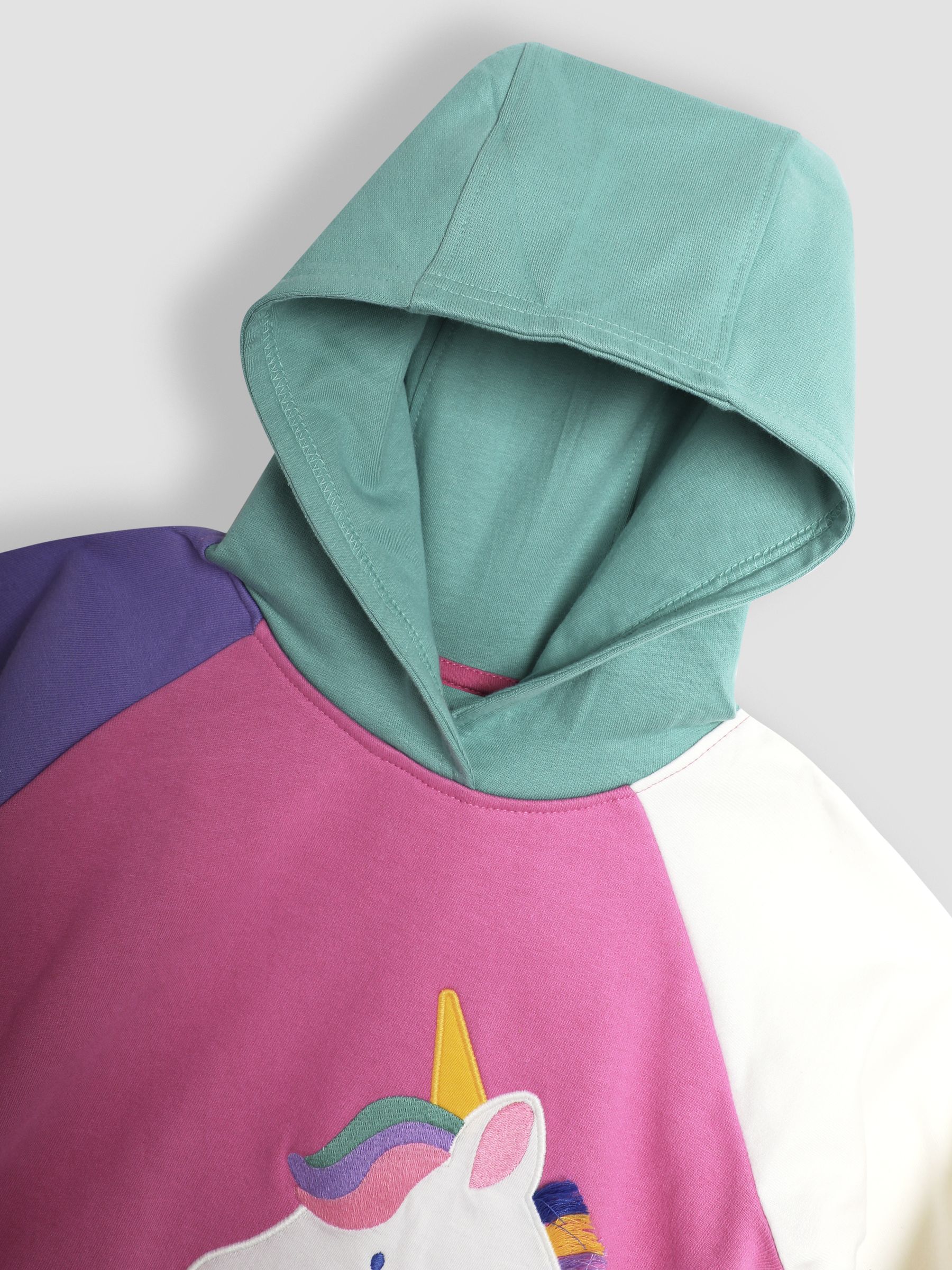 Pink Unicorn Applique Novelty Hoodie And Leggings Set - Image 6 of 9