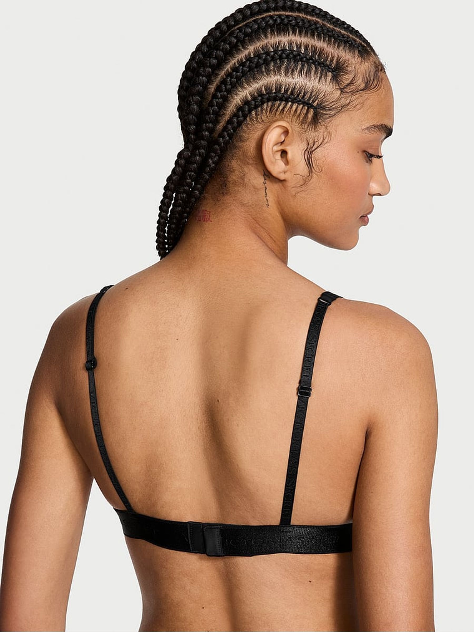 Black Logo Bralette - Image 2 of 3