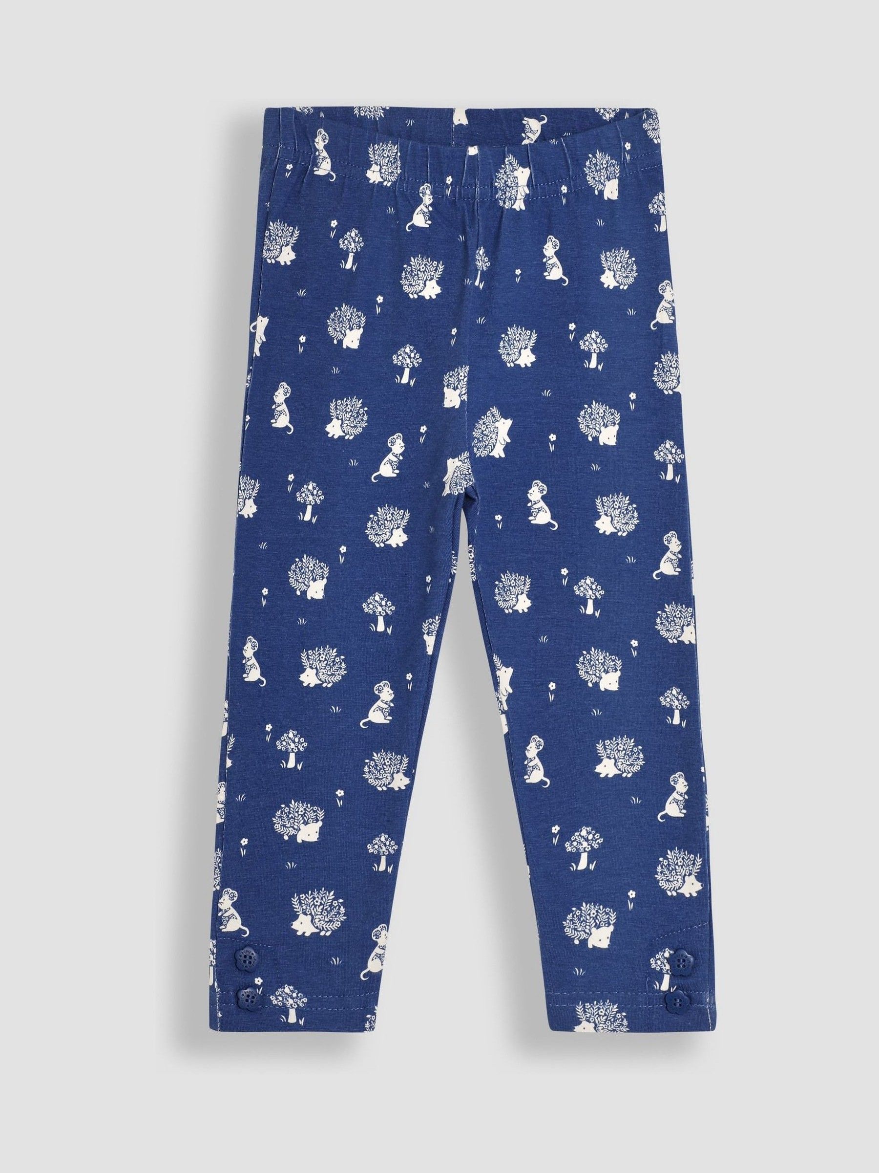 Pink Hedgehog Appliqué Tulle Frill Sweatshirt & Leggings Set - Image 6 of 7