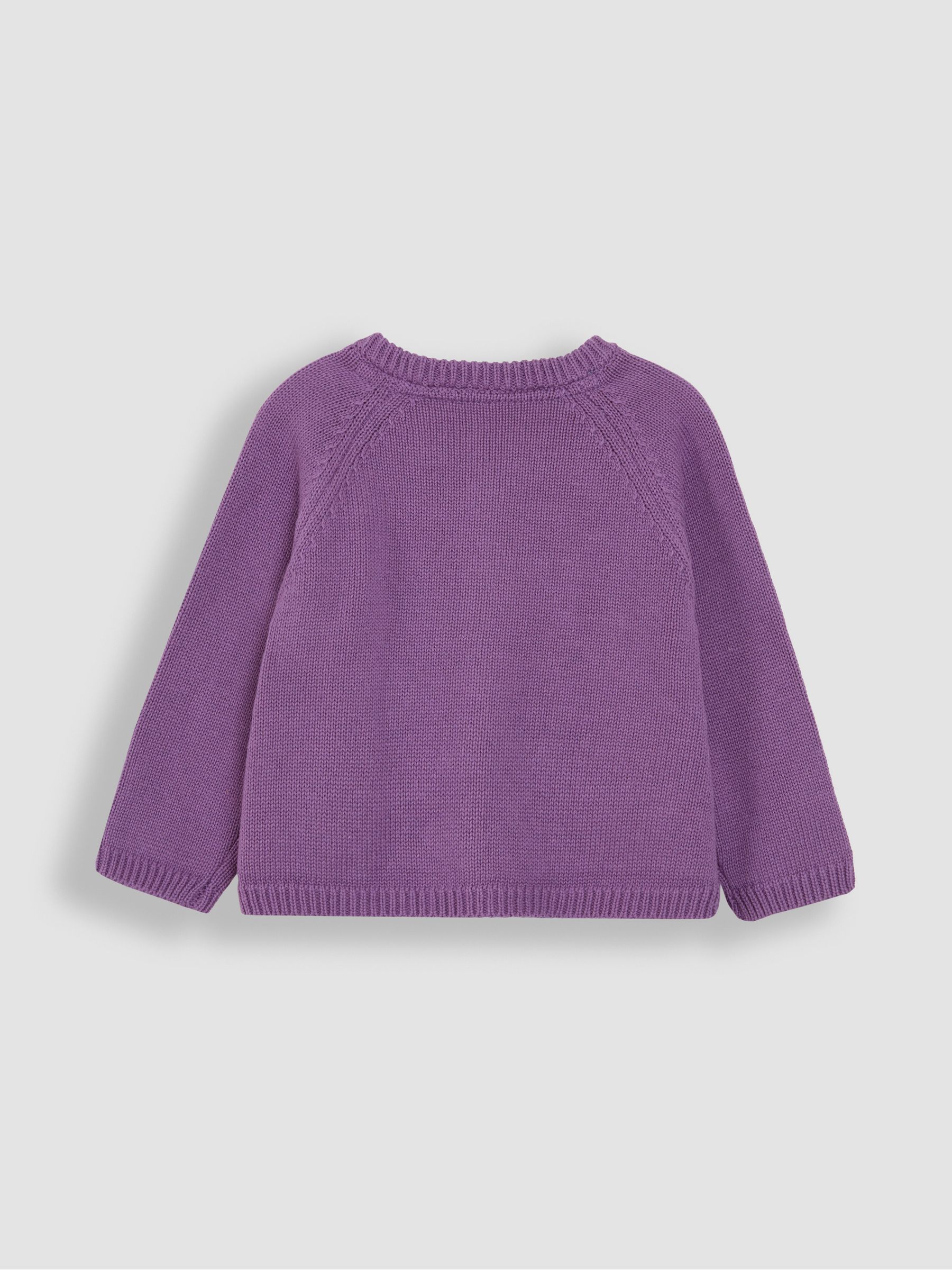 Purple Bunny & Bird Pet in Pocket Cardigan - Image 2 of 3