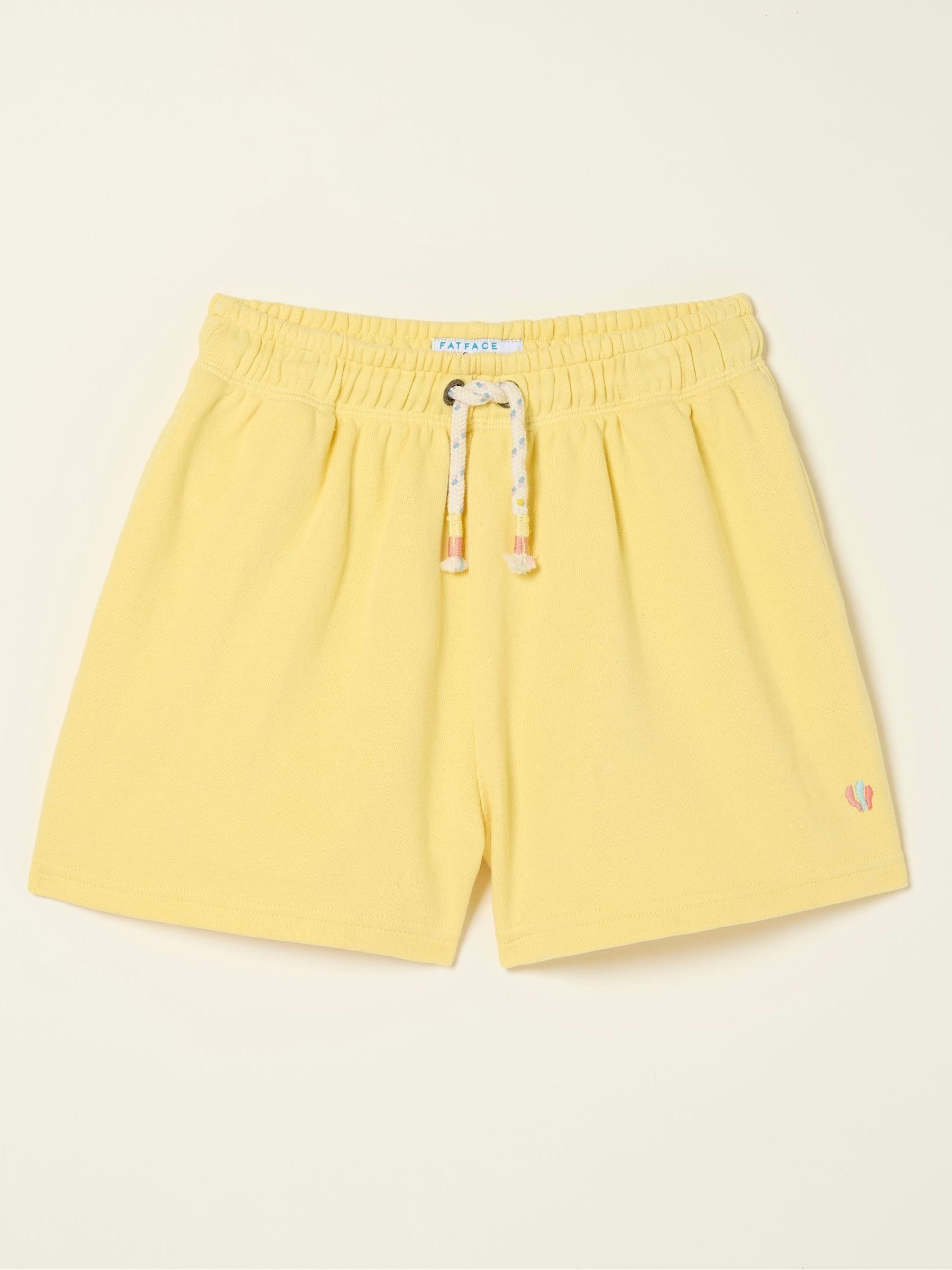 Sophia Yellow Sweat Shorts - Image 5 of 5