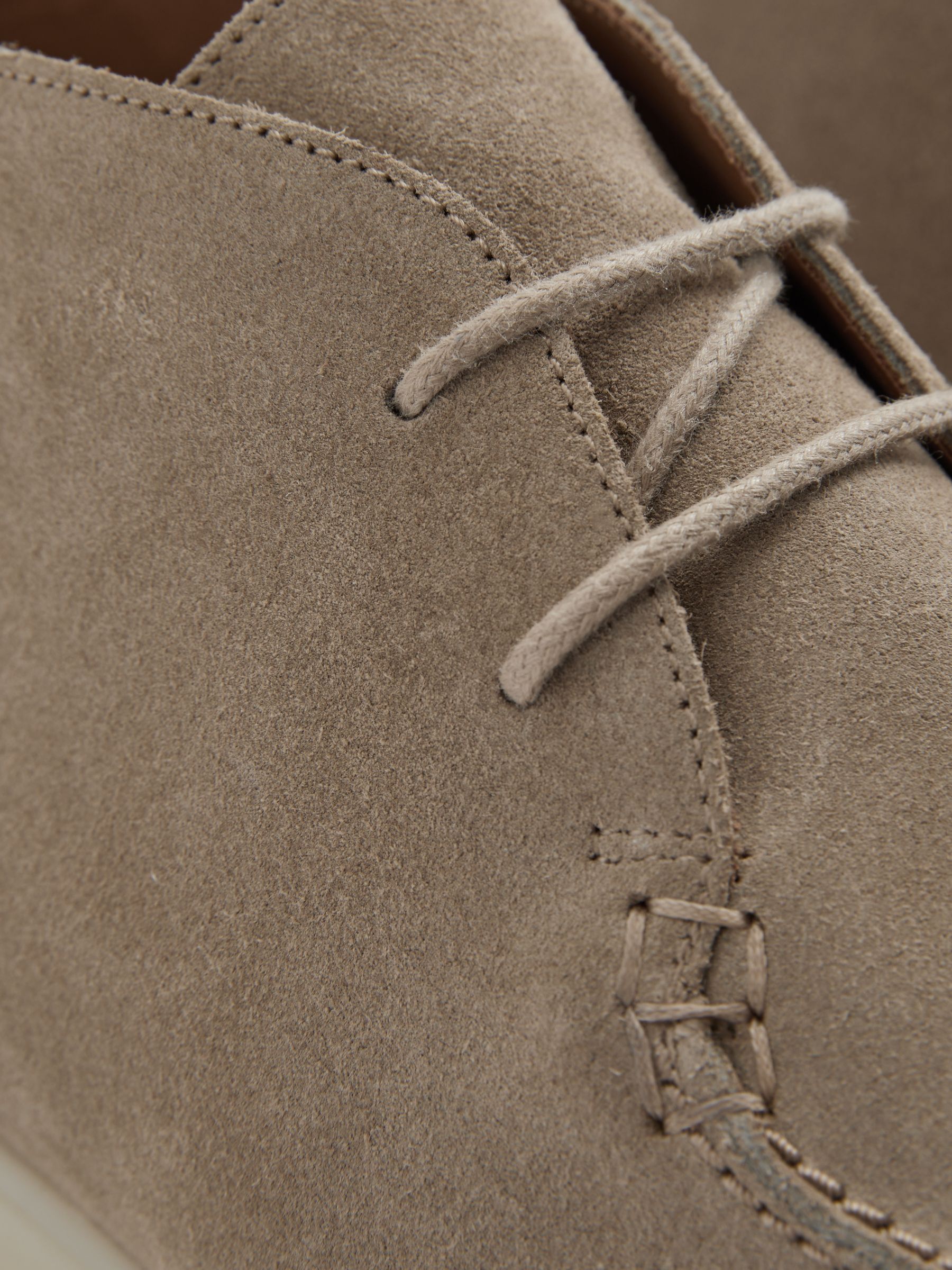Suede Chukka Boots in Light Stone - image 4