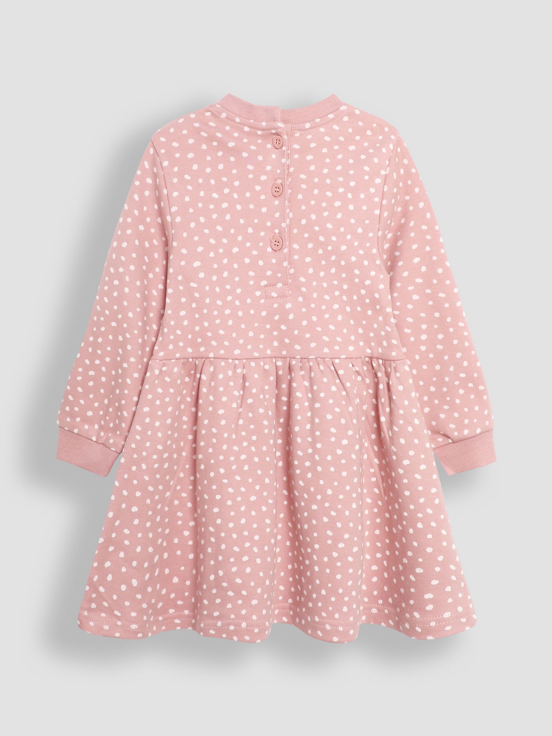 Pink Hedgehog Appliqué Sweat Dress - Image 2 of 3