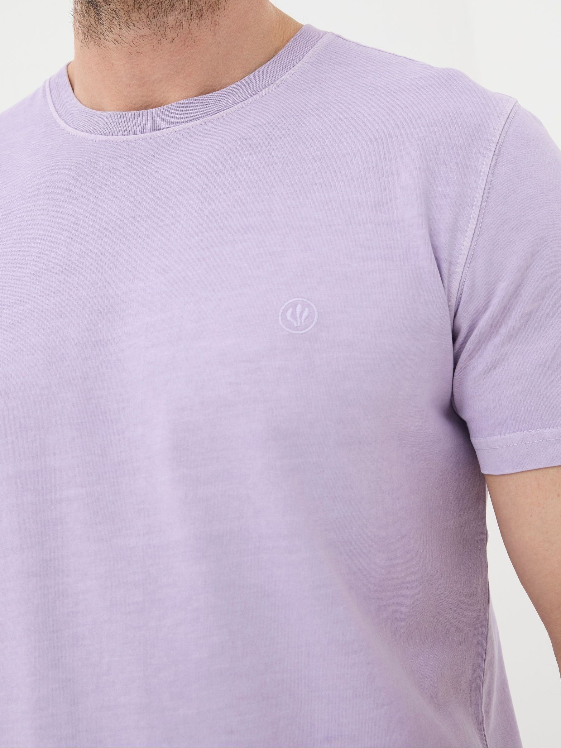 Lulworth Purple Crew T-Shirt - Image 3 of 5