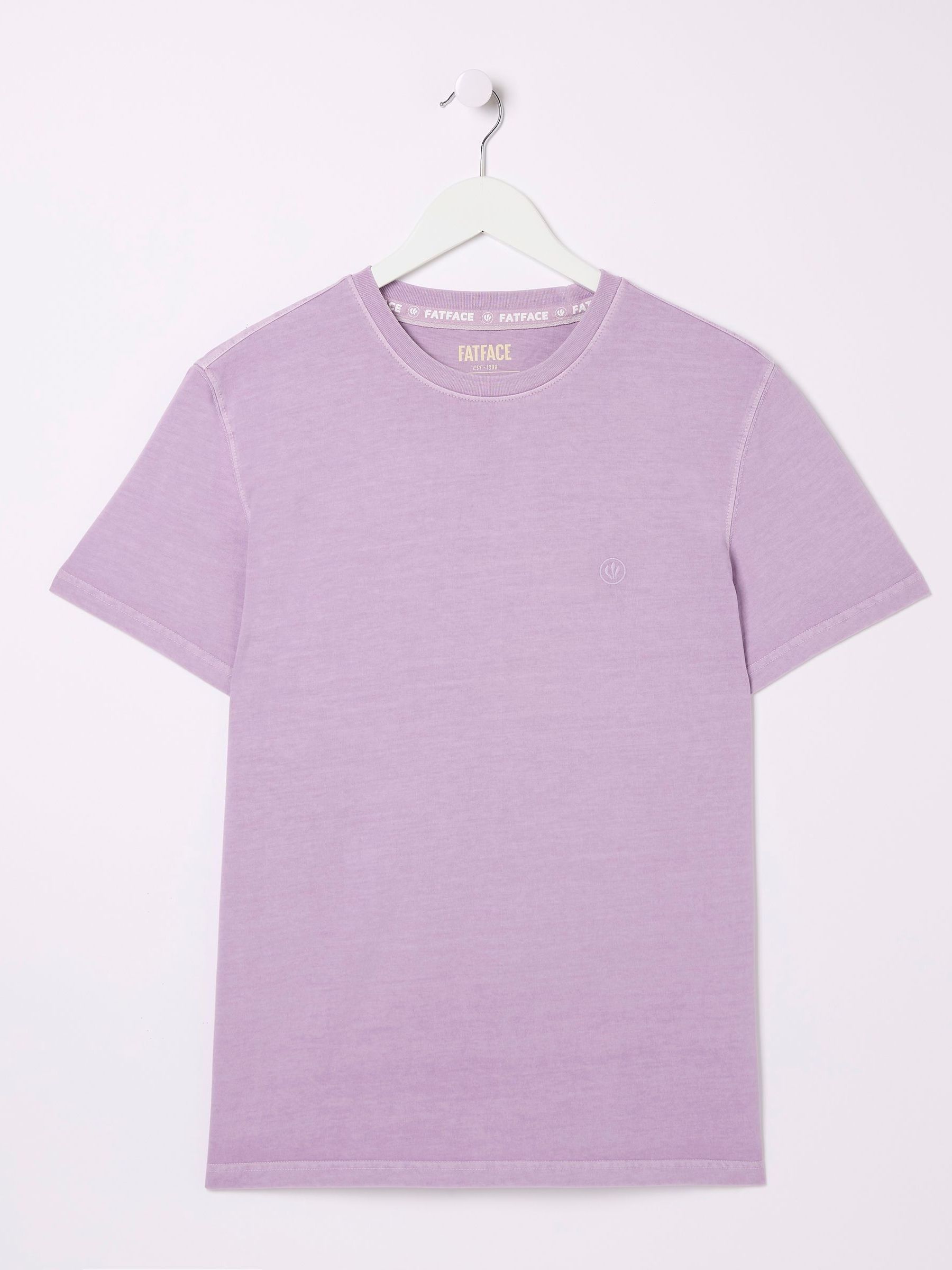 Lulworth Purple Crew T-Shirt - Image 5 of 5