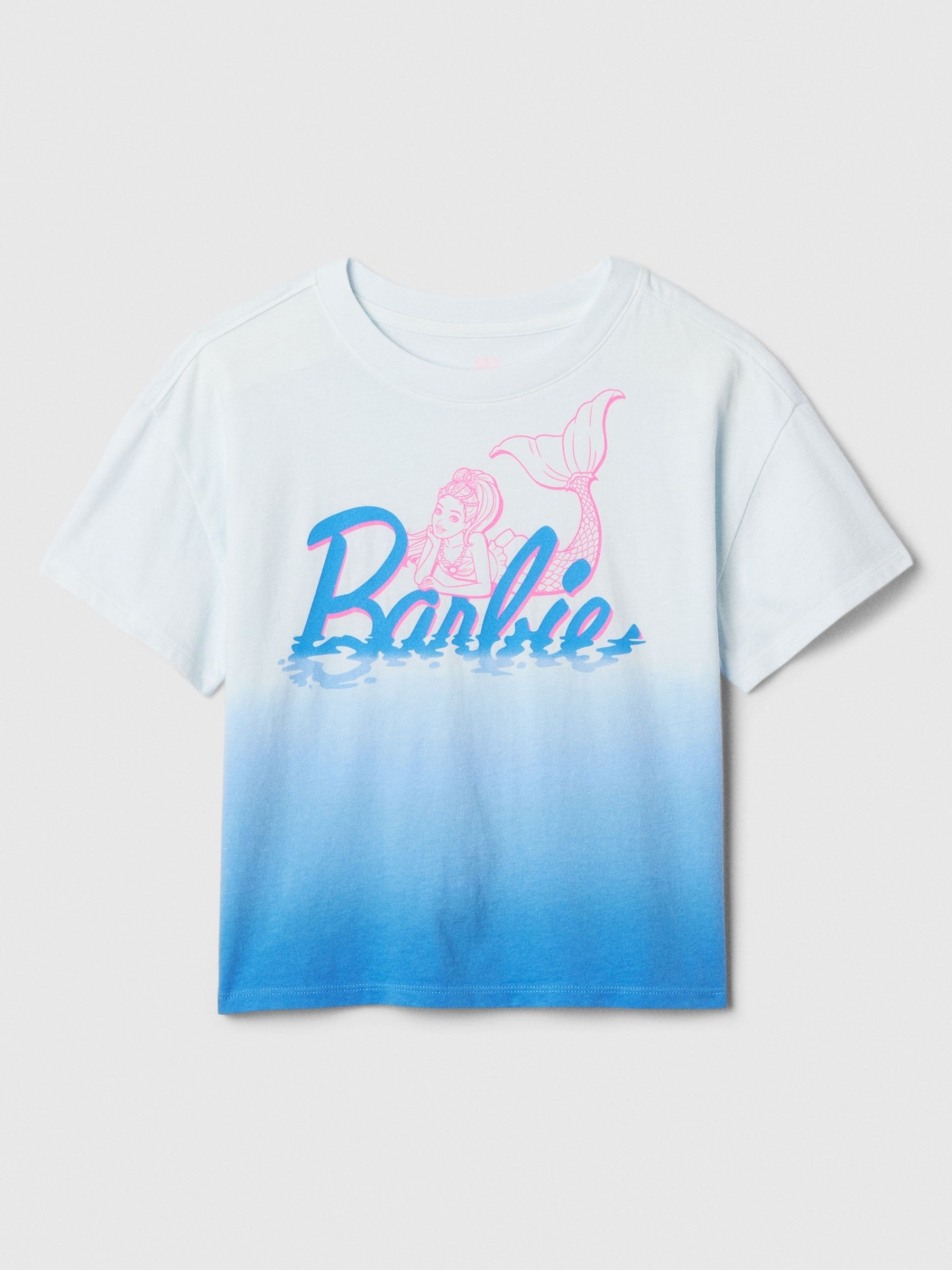 Blue Barbie Graphic Short Sleeve Crew Neck T-Shirt (4-13yrs) - Image 1 of 1