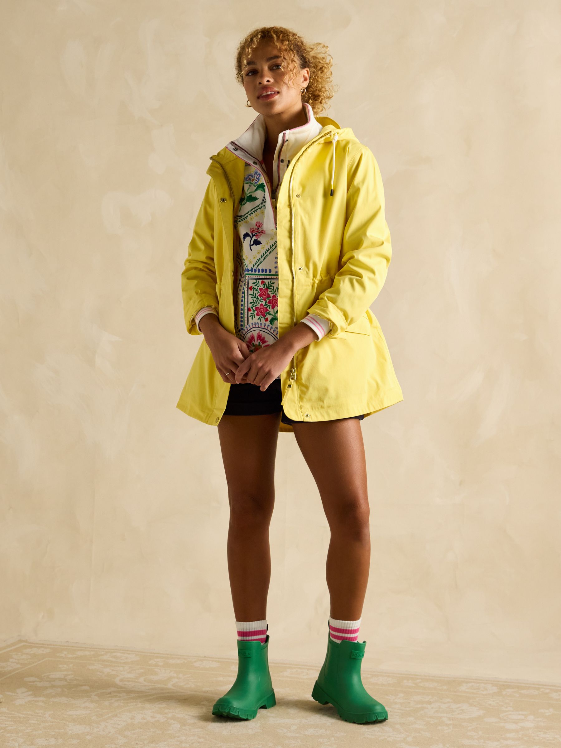 Portwell Yellow Waterproof Raincoat With Hood - Image 6 of 10
