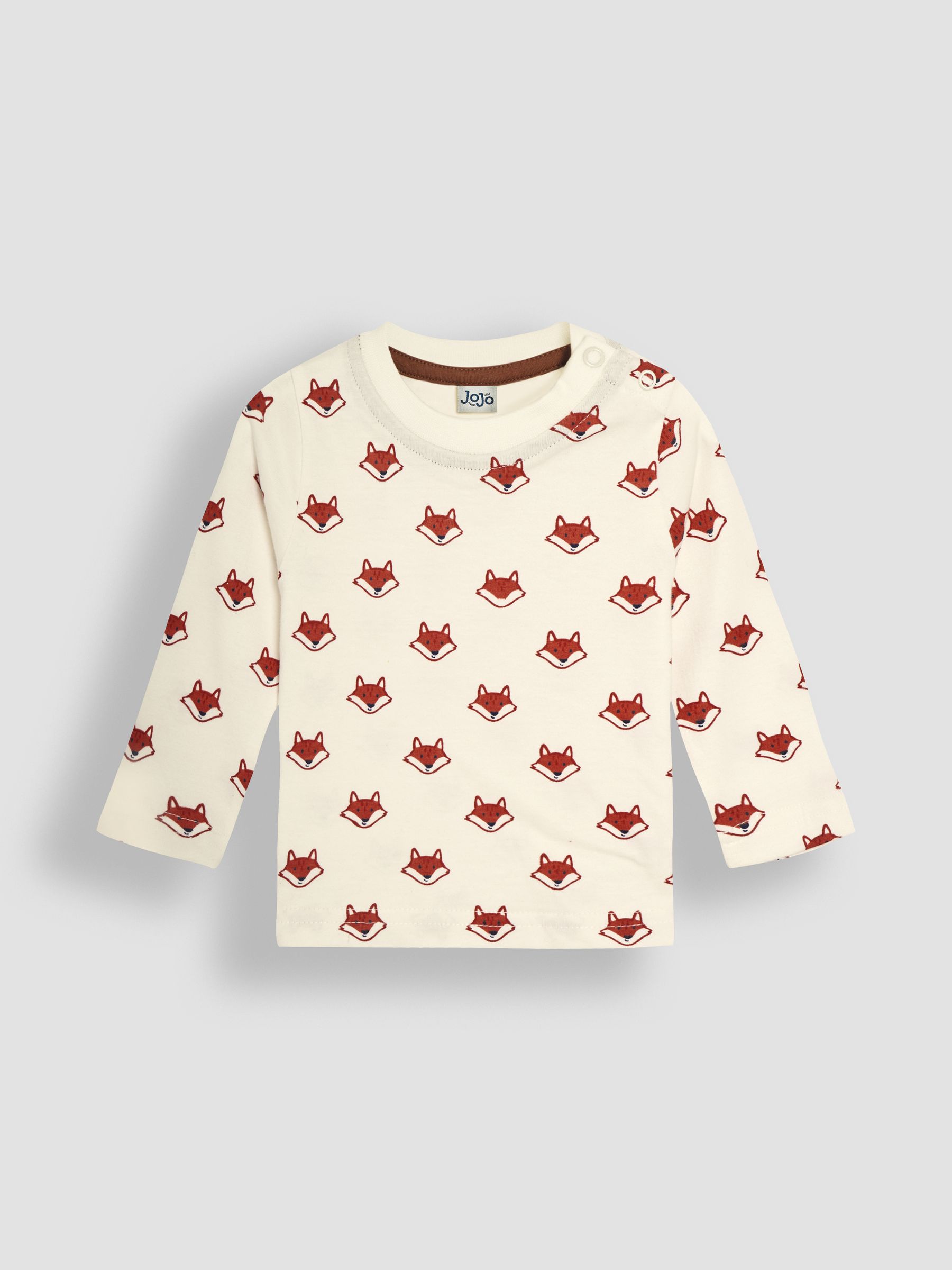 Toffee Brown Fox Appliqué Pocket Dungarees and Top Set - Image 5 of 6