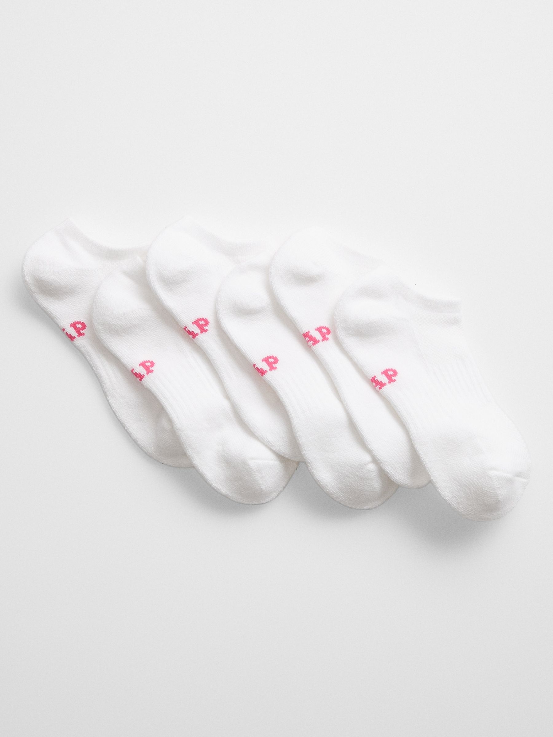 White Kids 3 Pack Logo Trainer Socks - Image 1 of 1
