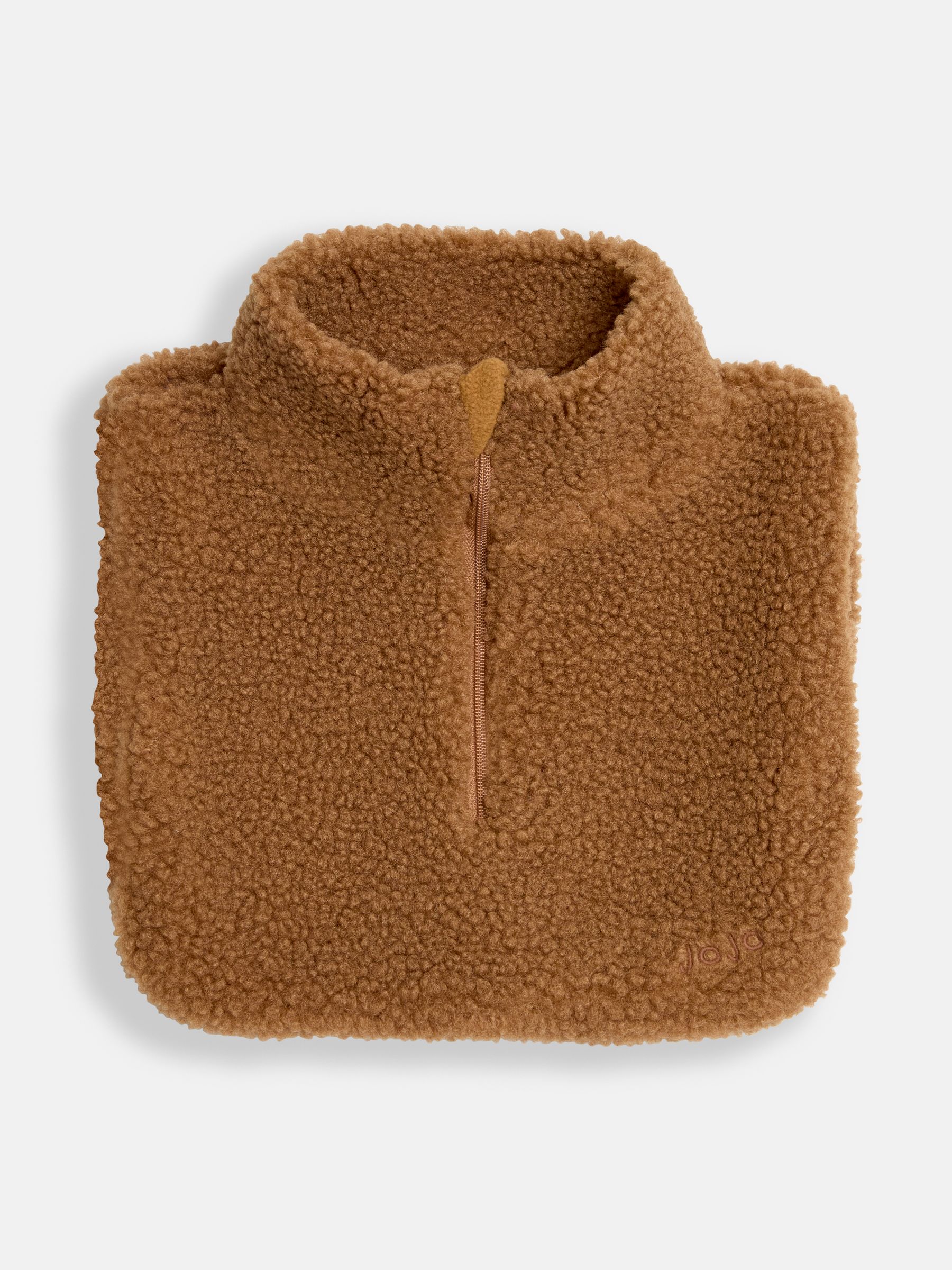 Brown Borg Zip Neck Cosy - Image 3 of 5