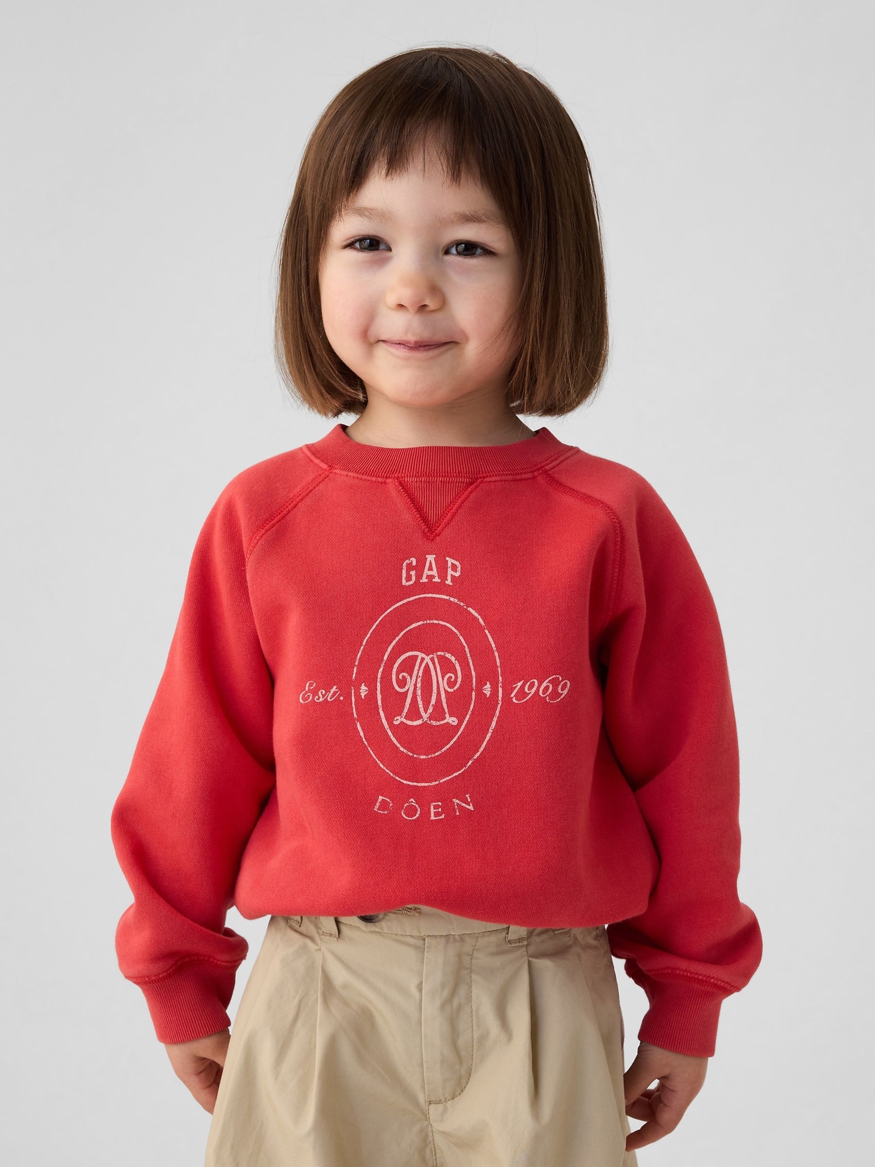 Red DÔEN Logo Jumper (6mths-5yrs) - Image 1 of 2