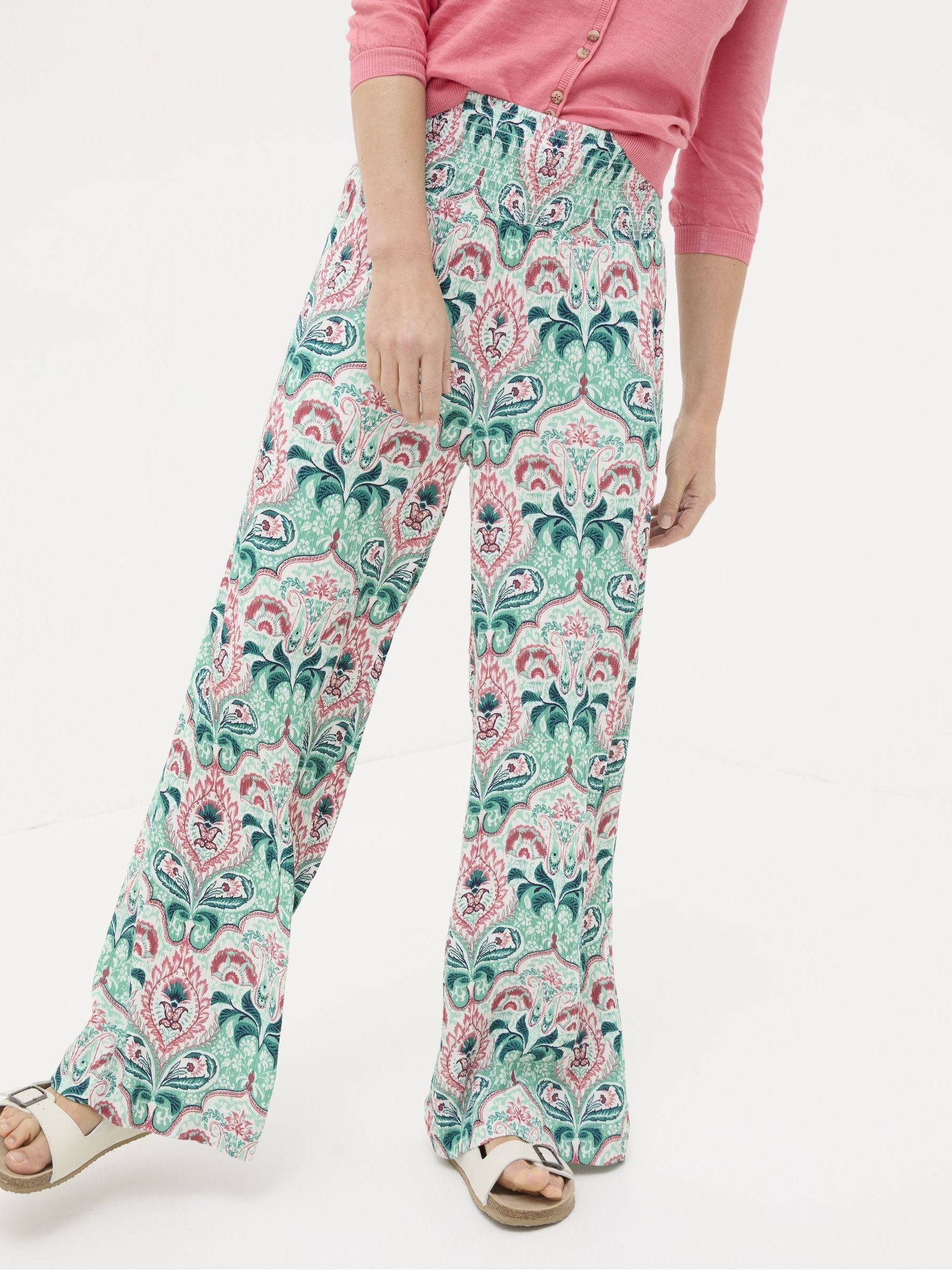 Mirror Paisley Palazzo Trousers