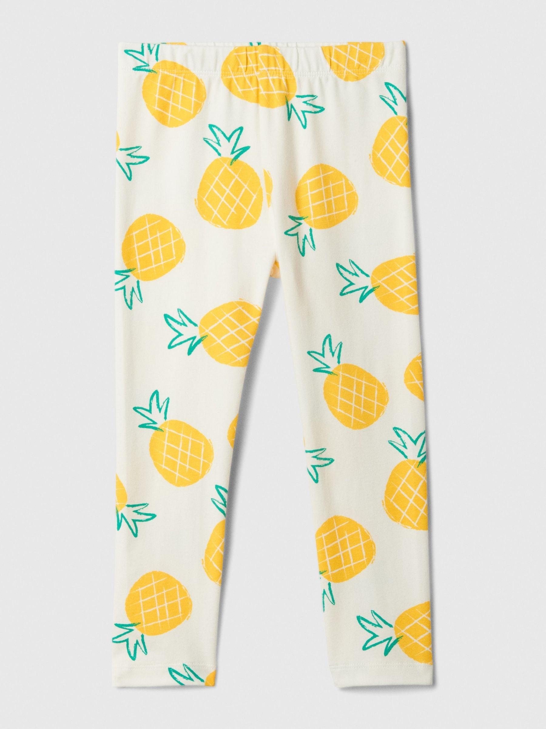 Yellow Print Pull On Leggings (Newborn-5yrs) - Image 1 of 2