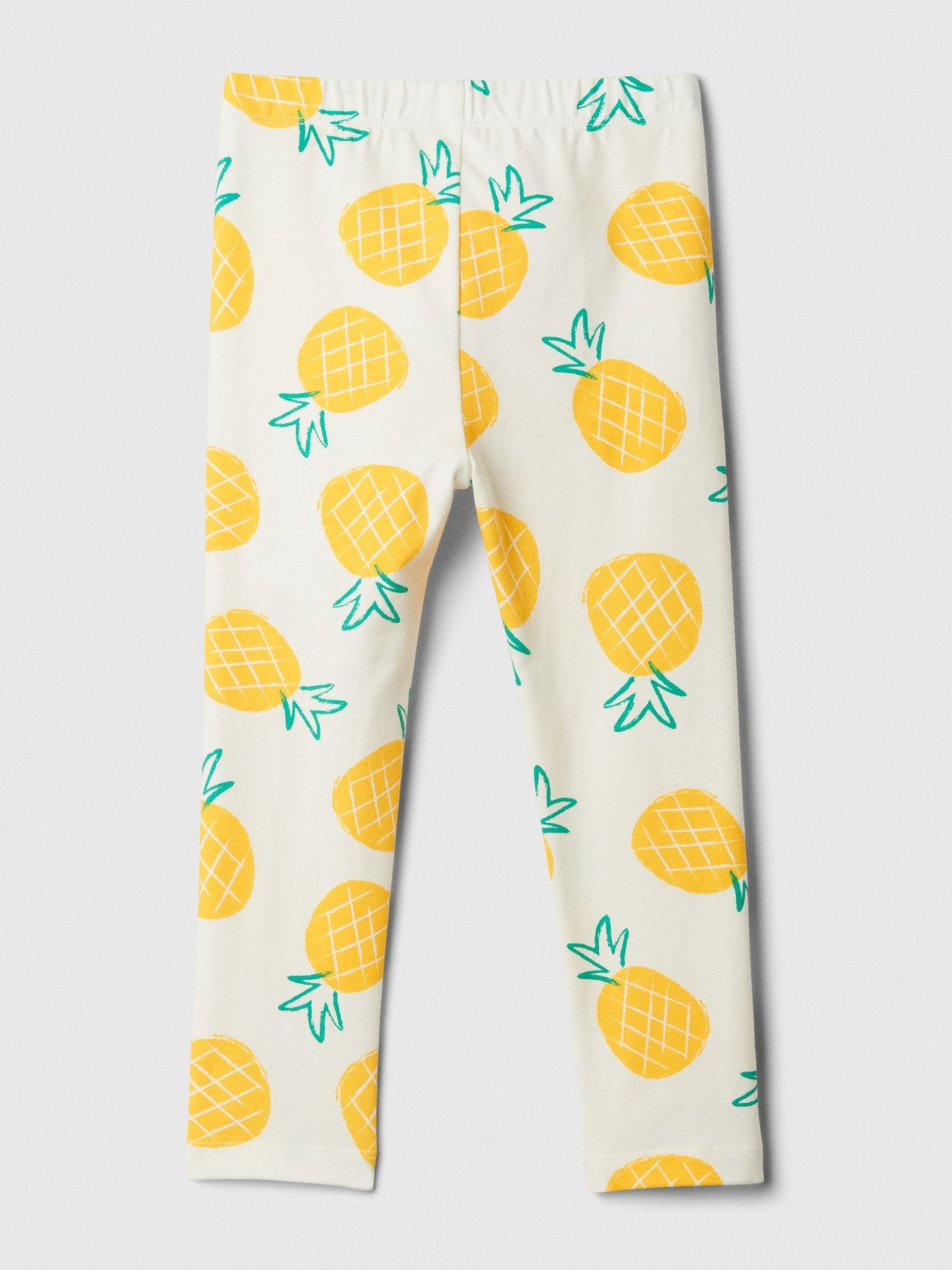 Yellow Print Pull On Leggings (Newborn-5yrs) - Image 2 of 2