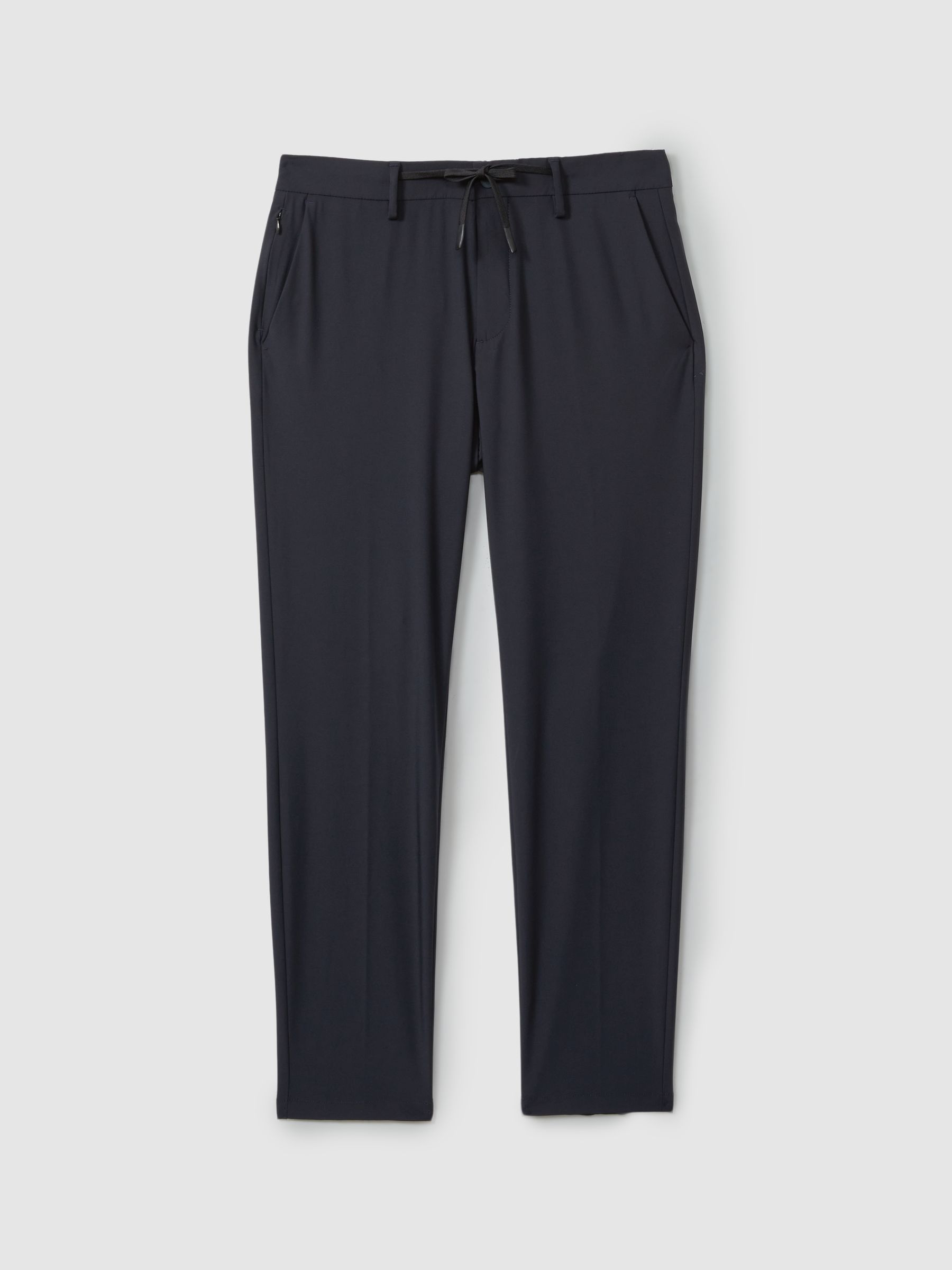 Technical Drawstring Trousers in Navy - Image 2 of 5