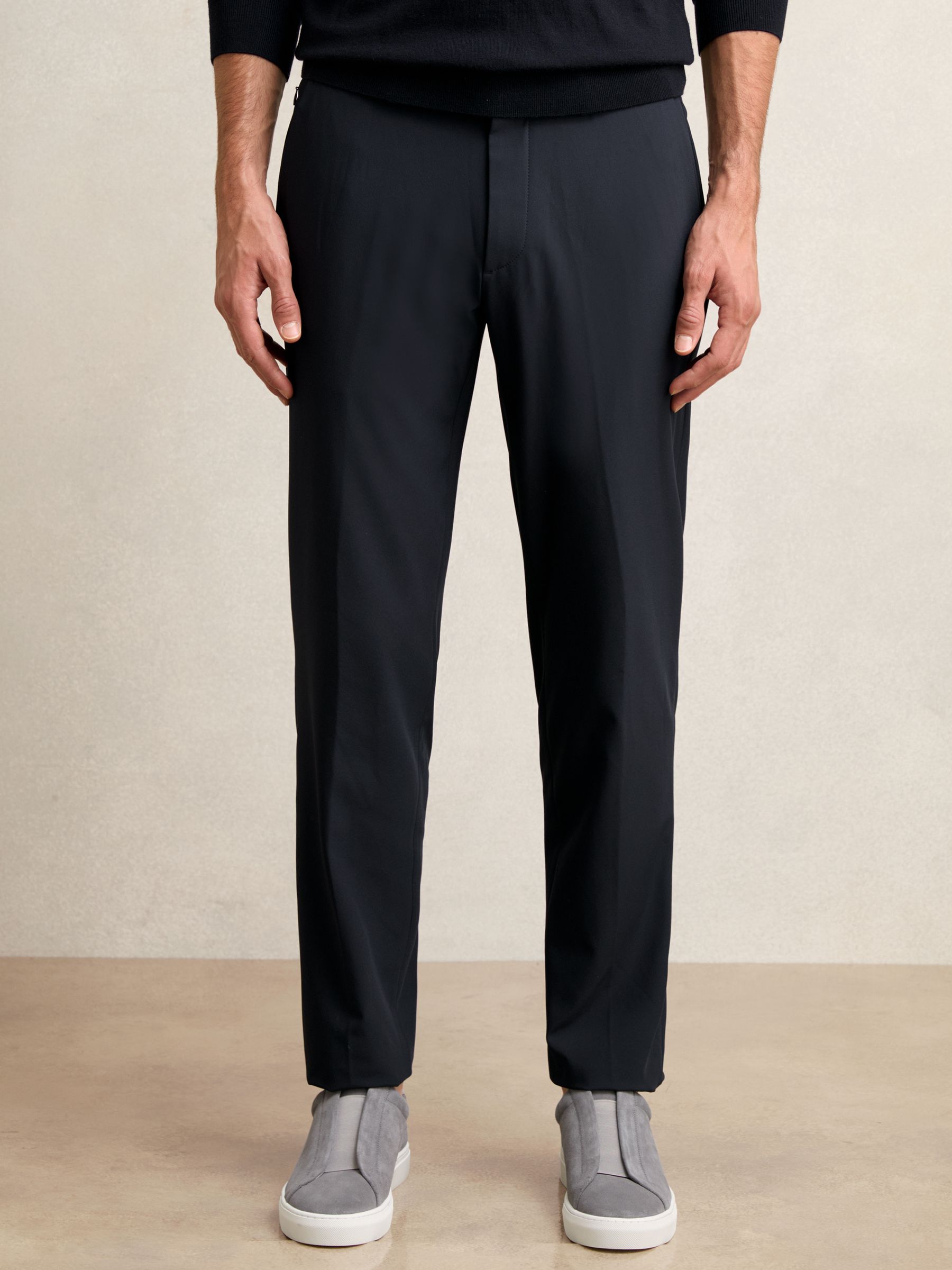 Technical Drawstring Trousers in Navy - Image 3 of 6