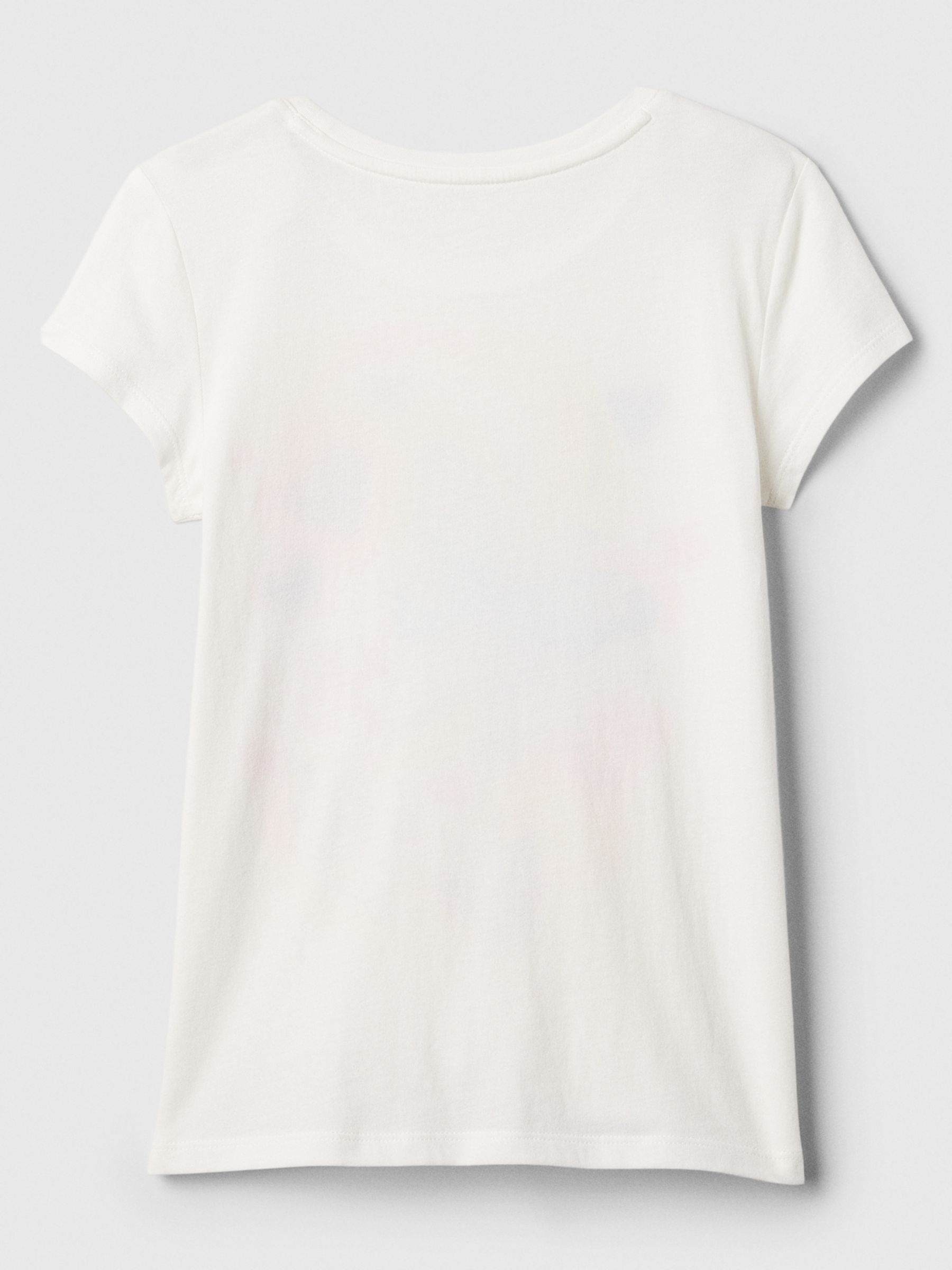 White Graphic Crew Neck Short Sleeve T-Shirt (4-13yrs) - Image 2 of 2