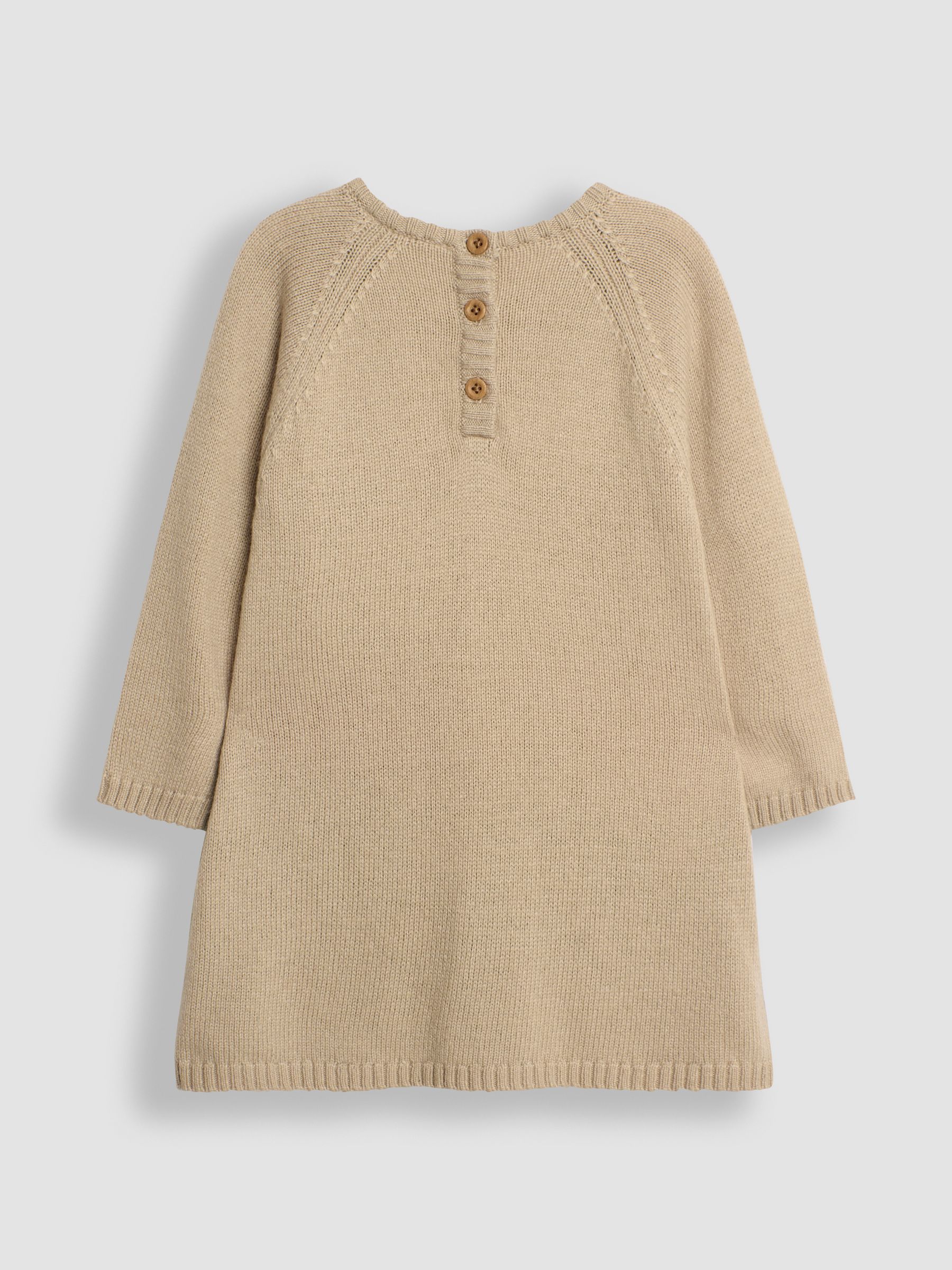 Neutral Duck & Guinea Pig Scene Knitted Dress - Image 4 of 5