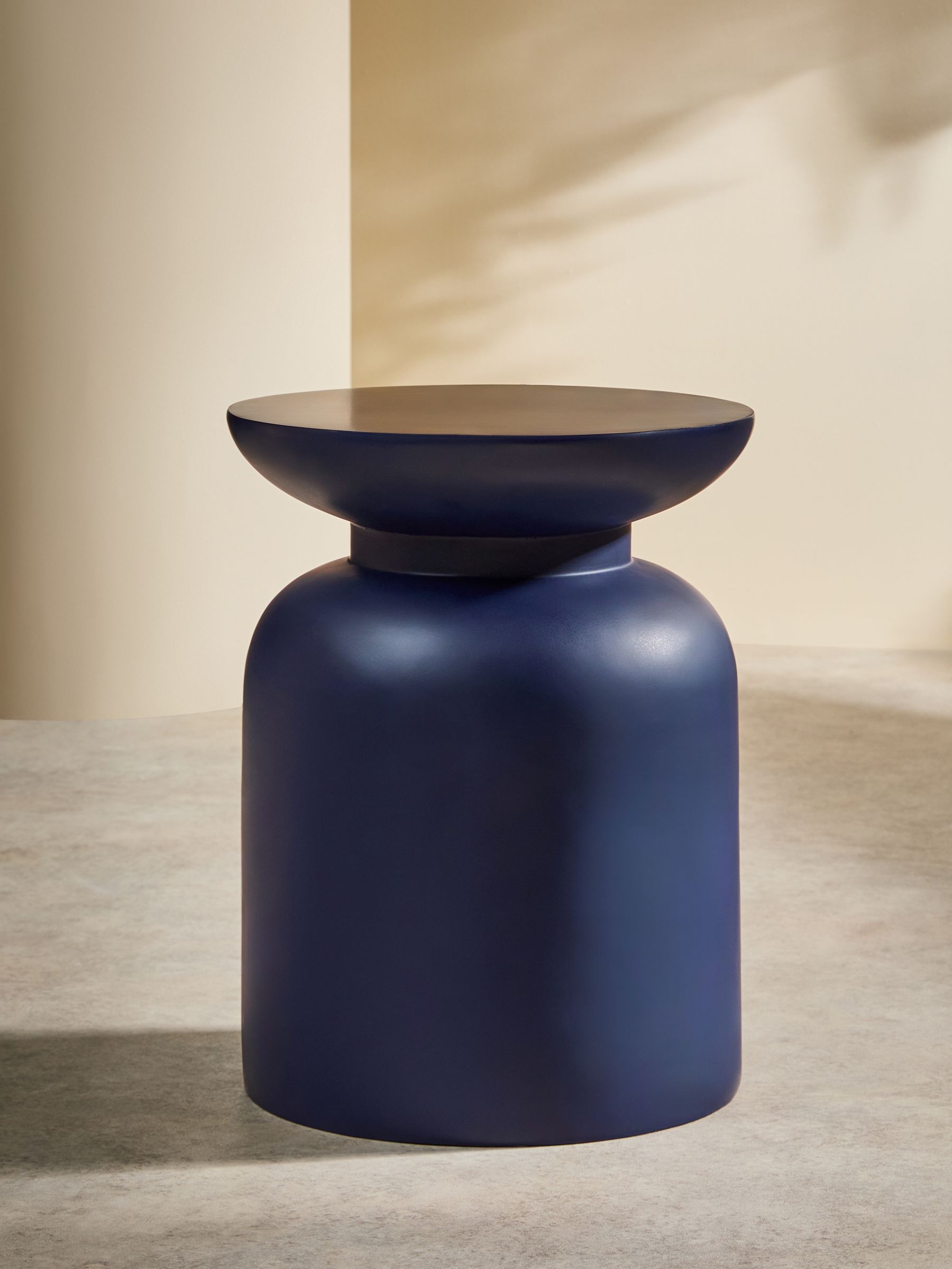 Claydon Side Table in Dark Blue - Image 2 of 3