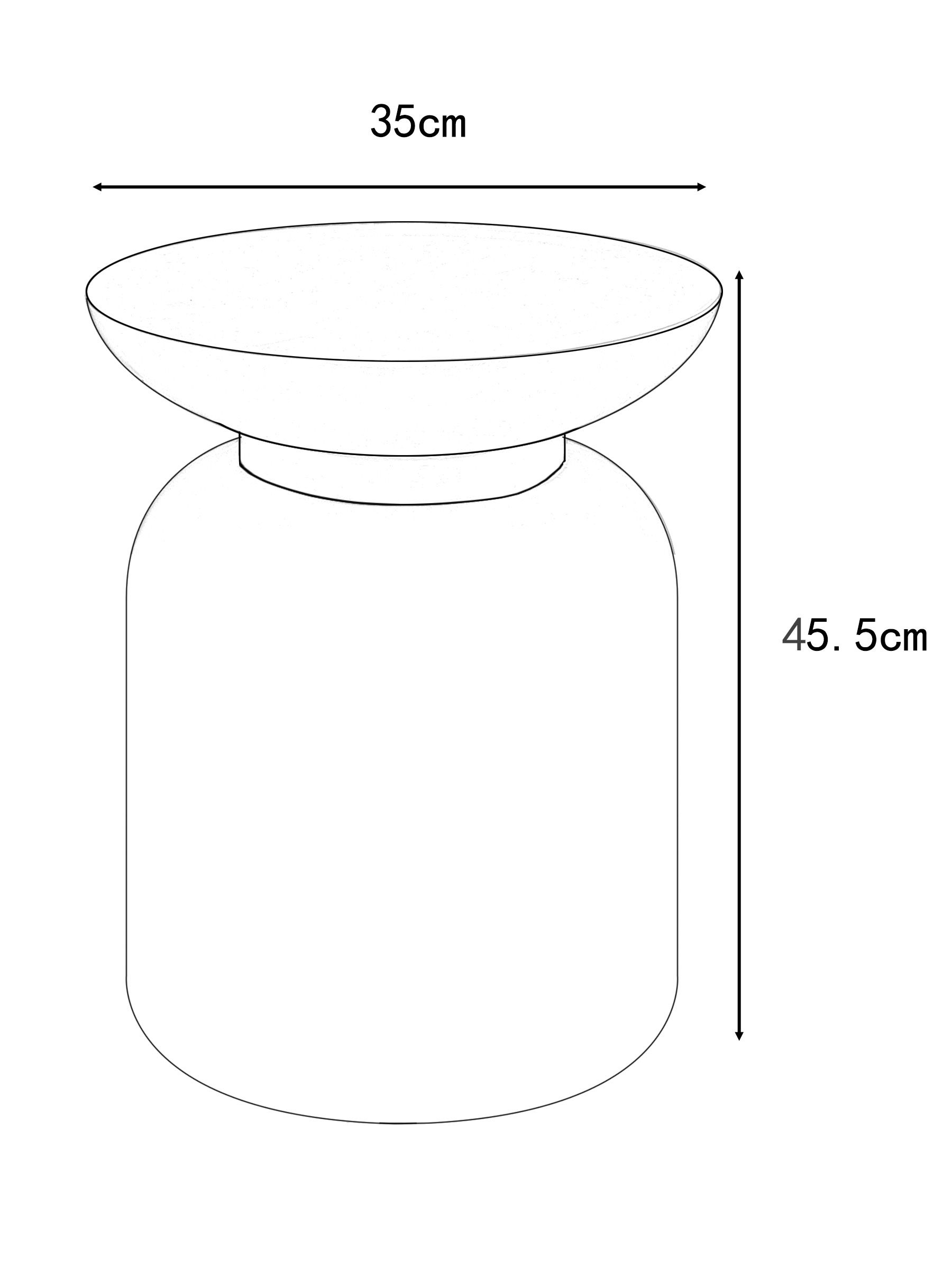 Claydon Side Table in Dark Blue - Image 6 of 10
