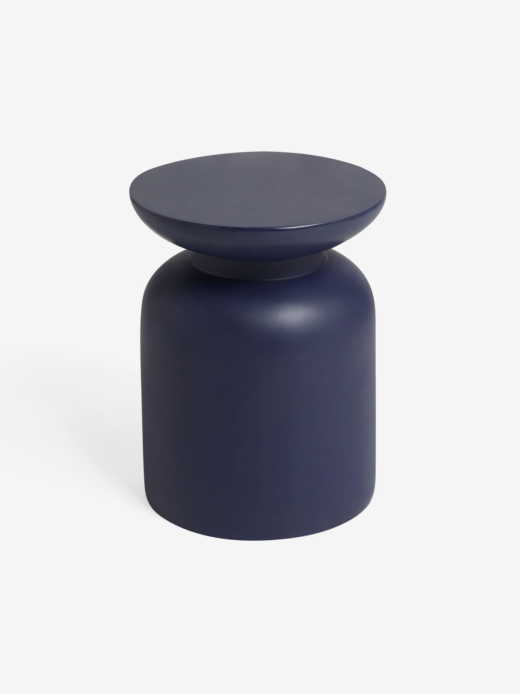 Claydon Side Table in Dark Blue - Image 7 of 10