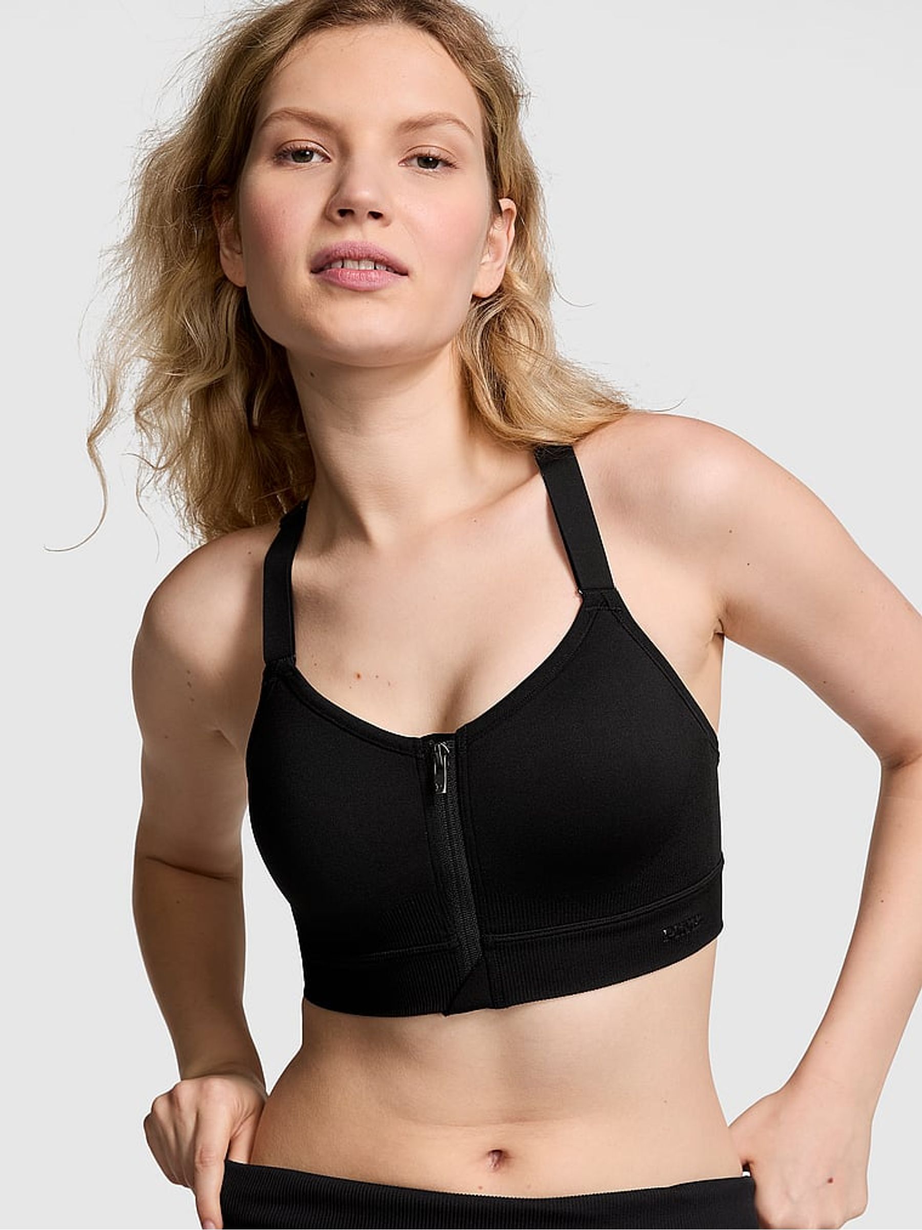 Black Sports Bra - Image 1 of 3