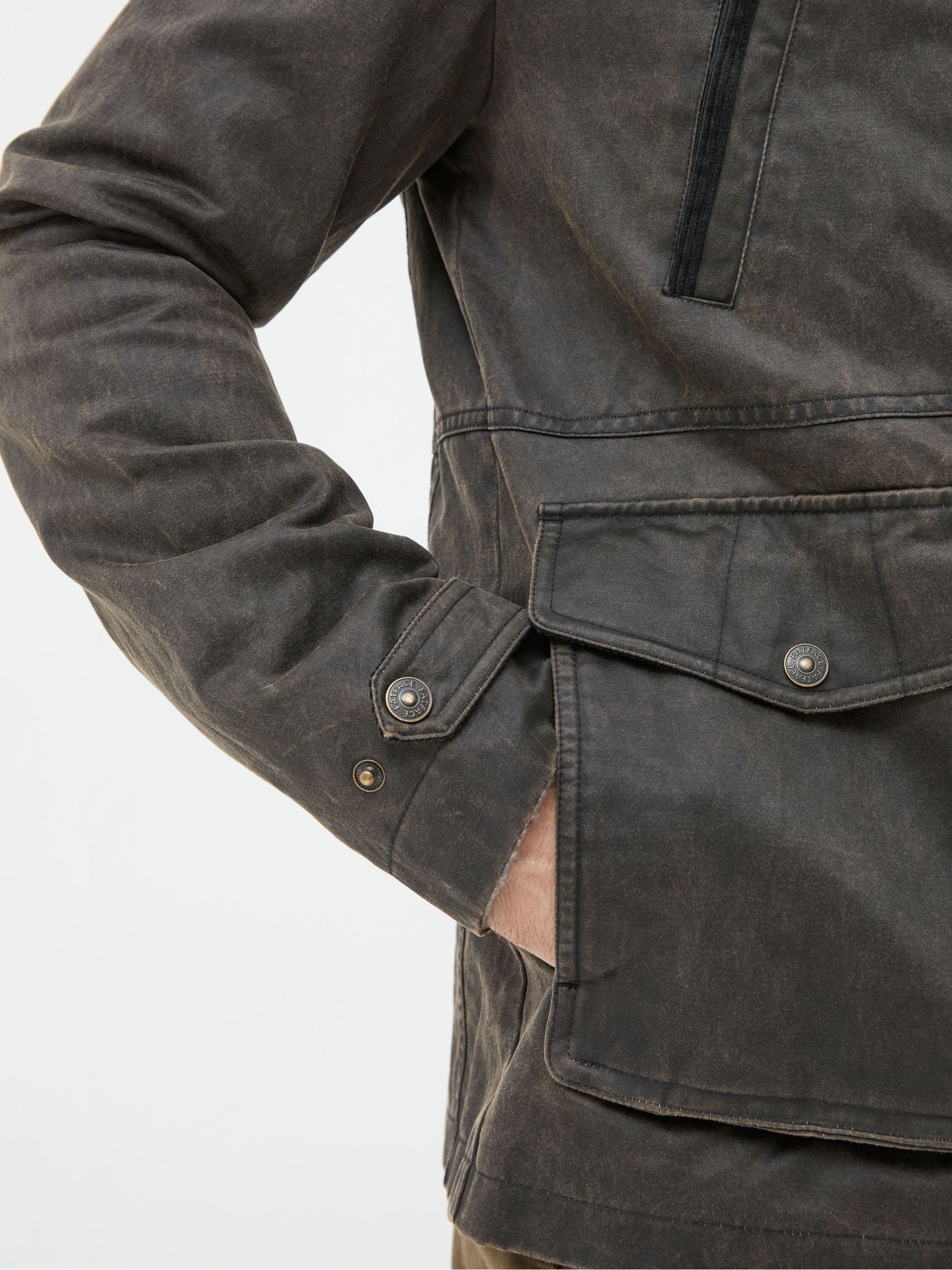 Broadsands Brown Funnel Neck Jacket - Image 5 of 6