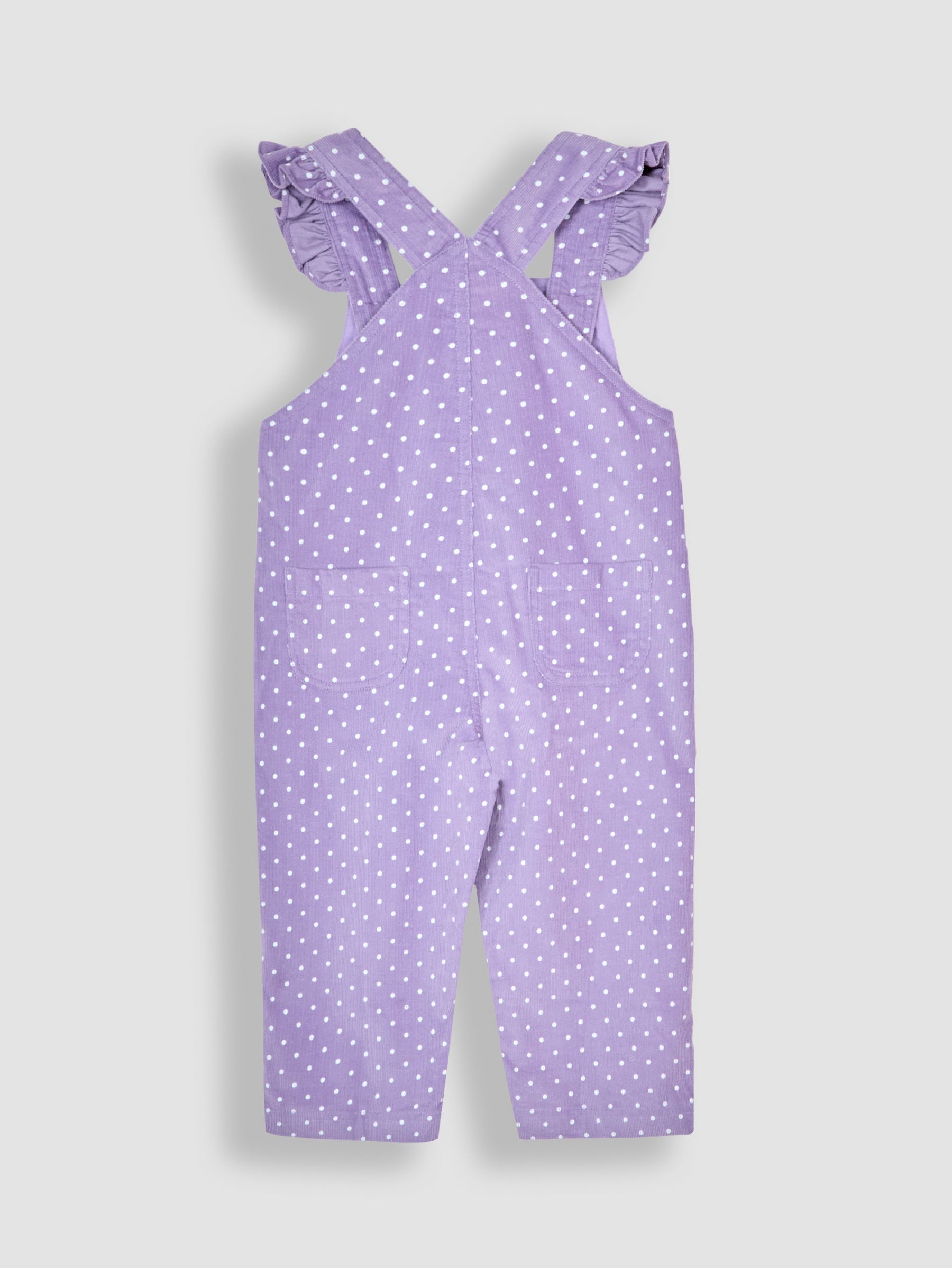 Lilac Frill Cord Dungarees And Top Set - Image 2 of 6