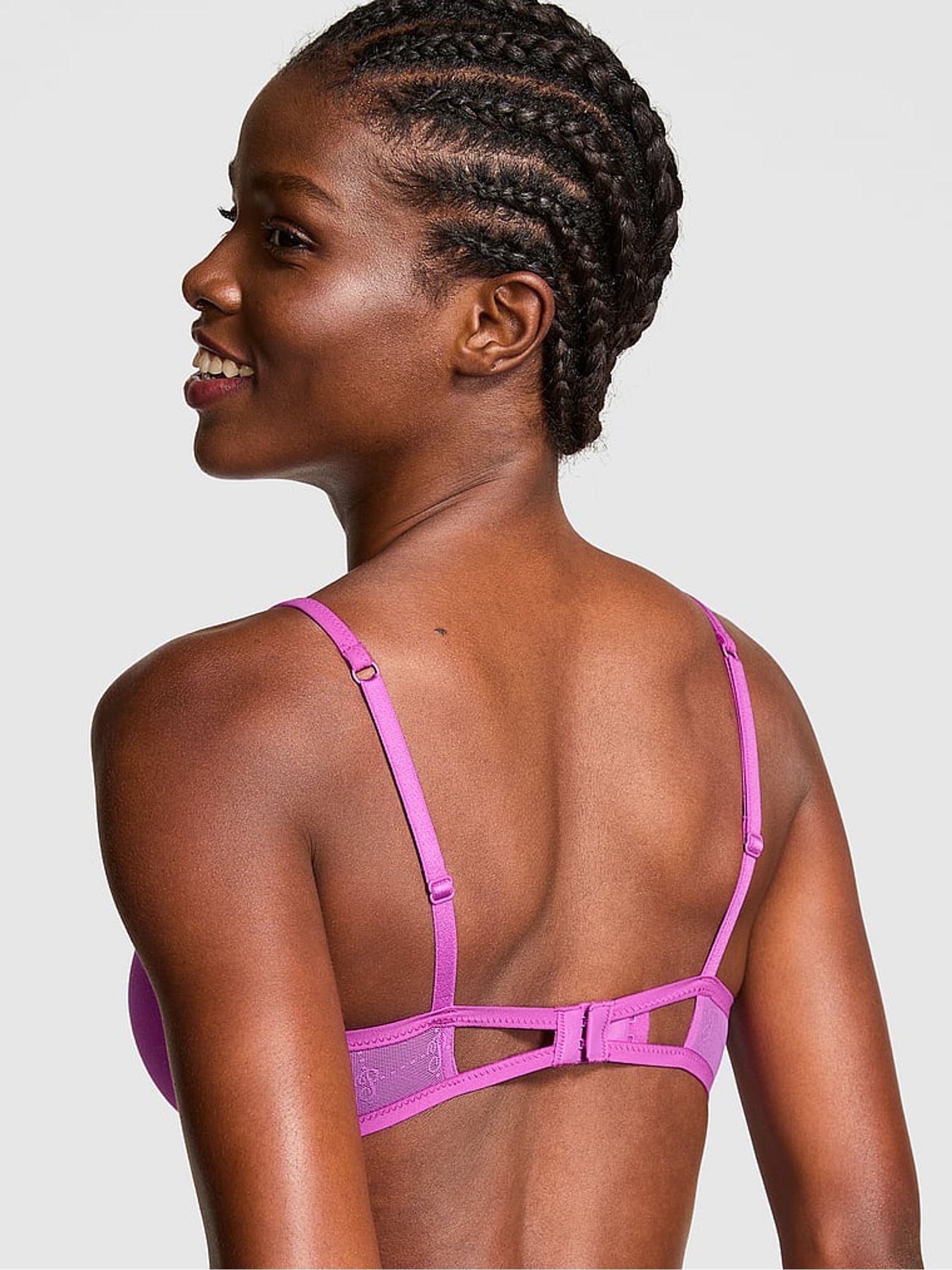 Berry Bliss Purple Lightly Lined Demi Bra - Image 2 of 3