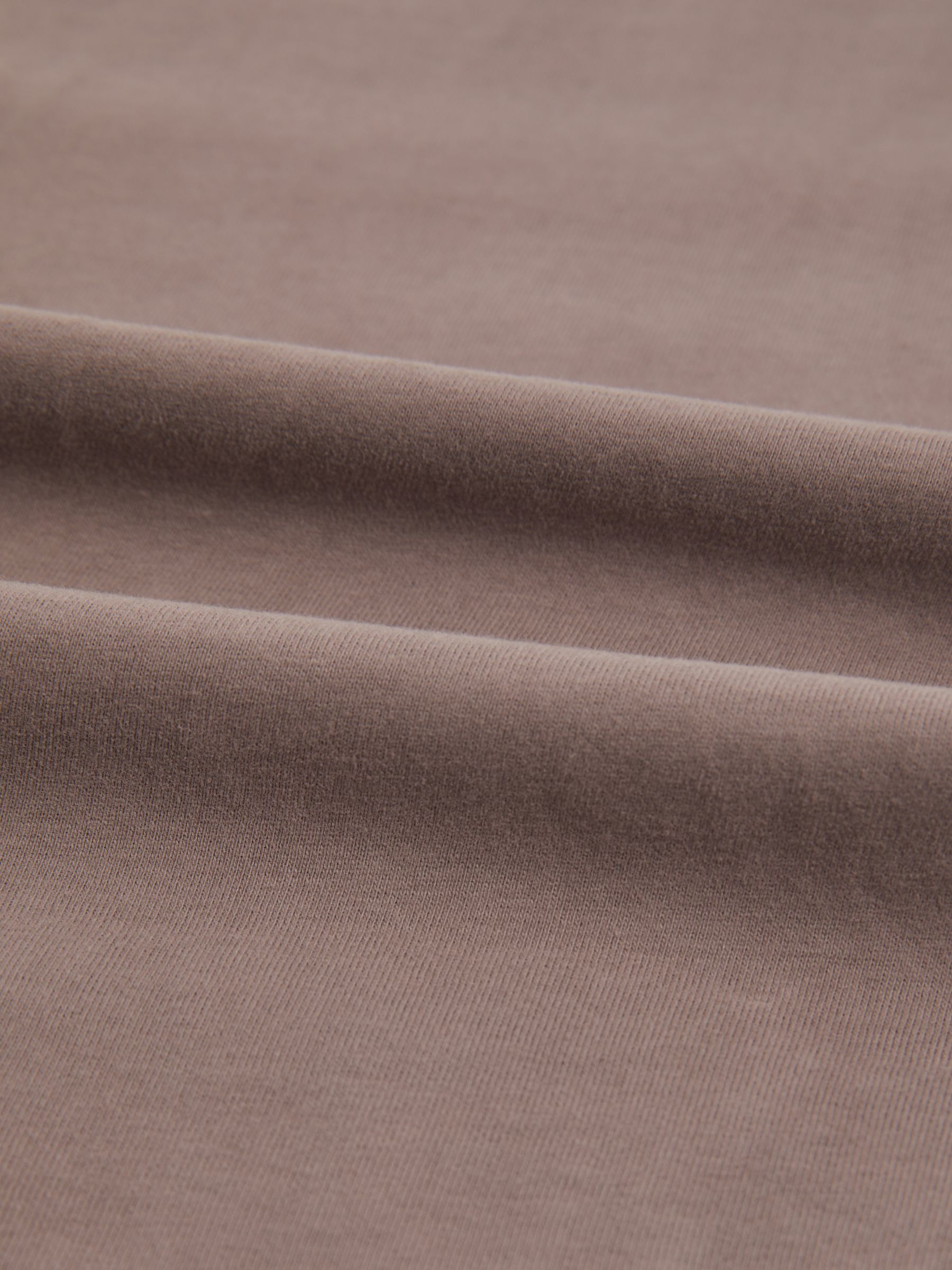 Cotton Crew Neck T-Shirt in Opal Grey - Image 6 of 6