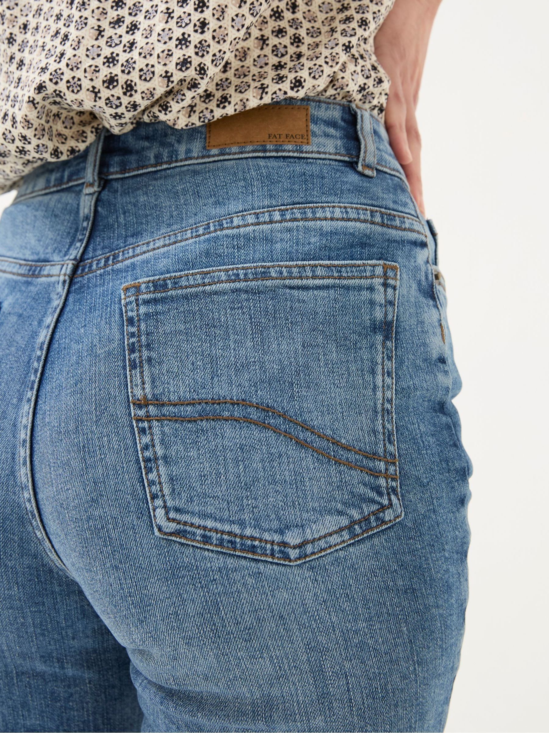 Bisley Blue Denim Bermuda Shorts - Image 4 of 4