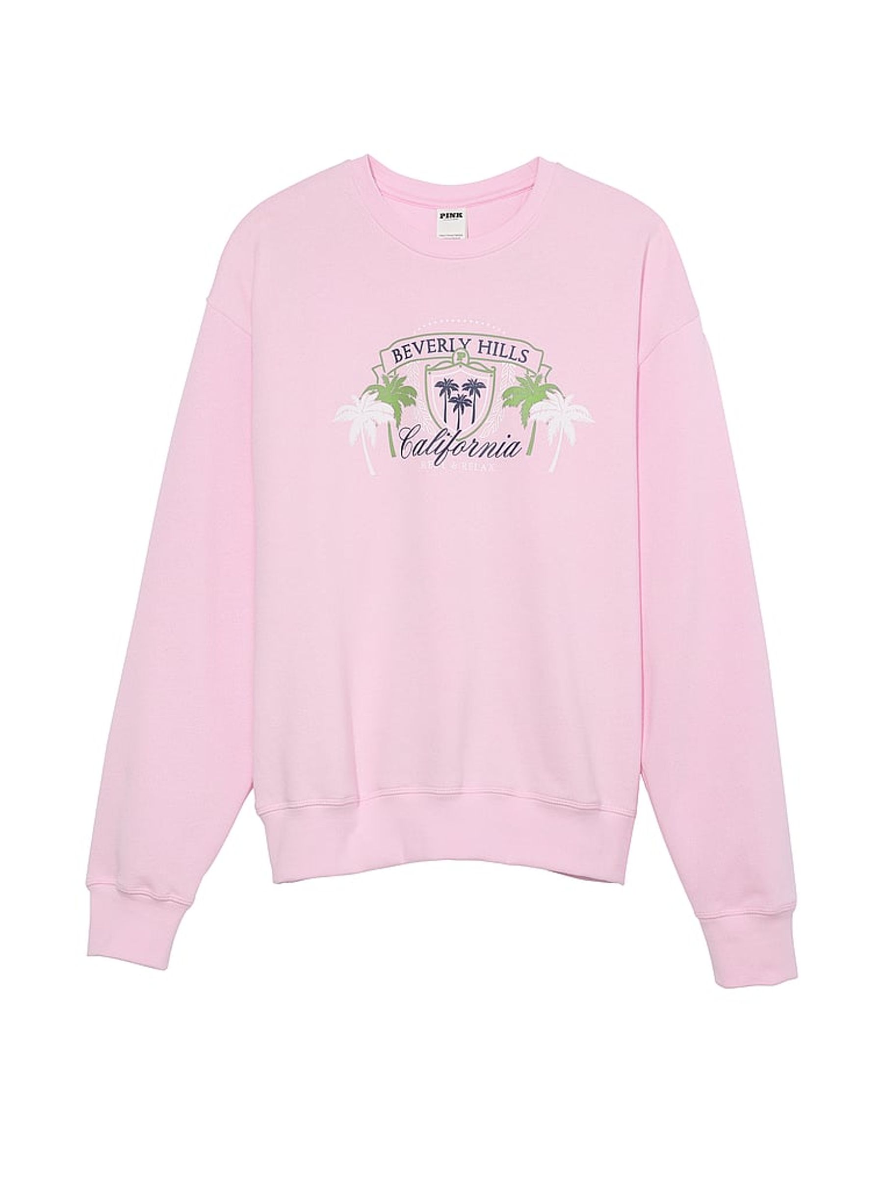 Spring Orchid Beverly Hills Pink Fleece Sweatshirt - Image 3 of 3