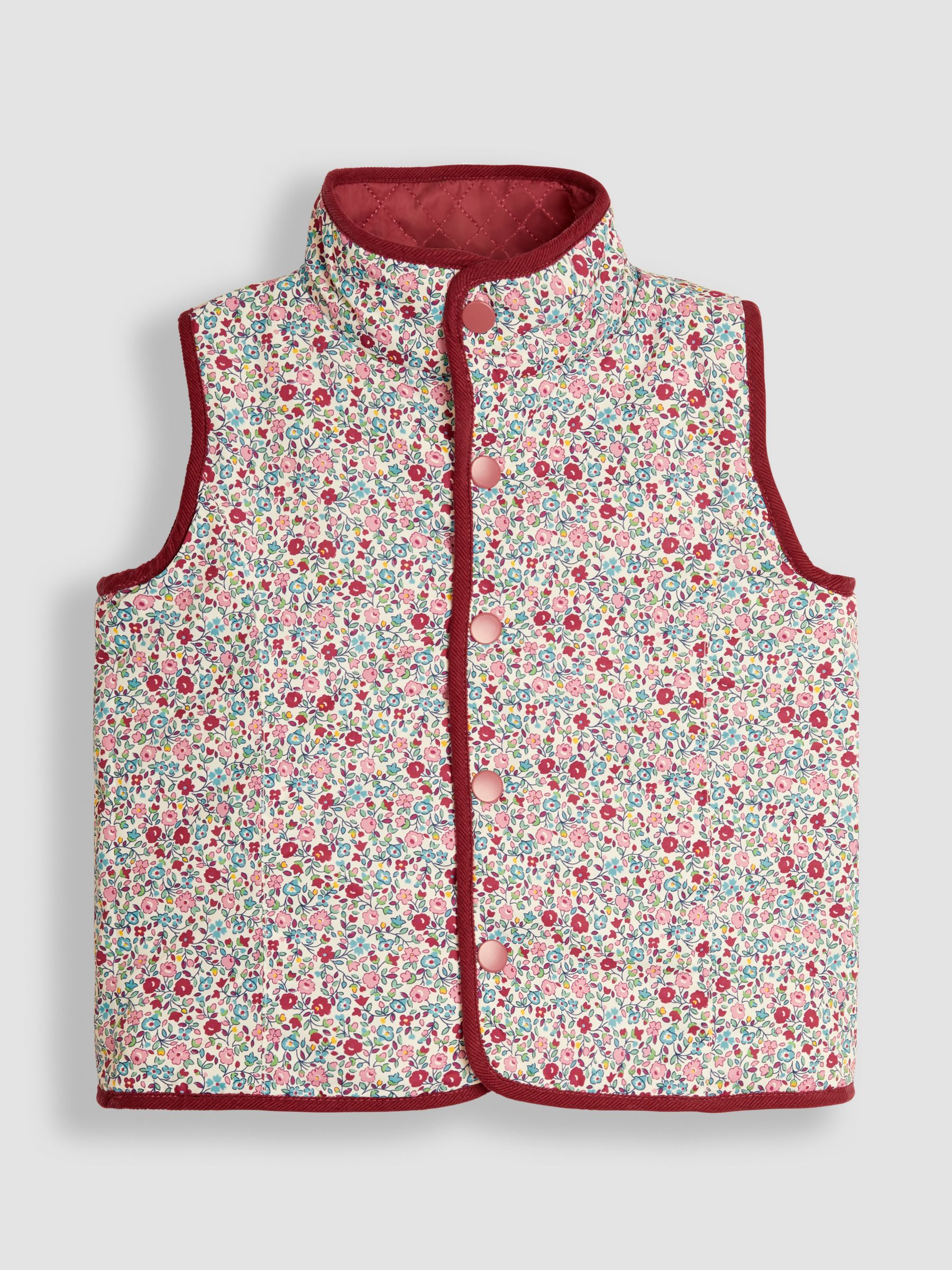Pink Reversible Quilted Gilet - Image 4 of 6