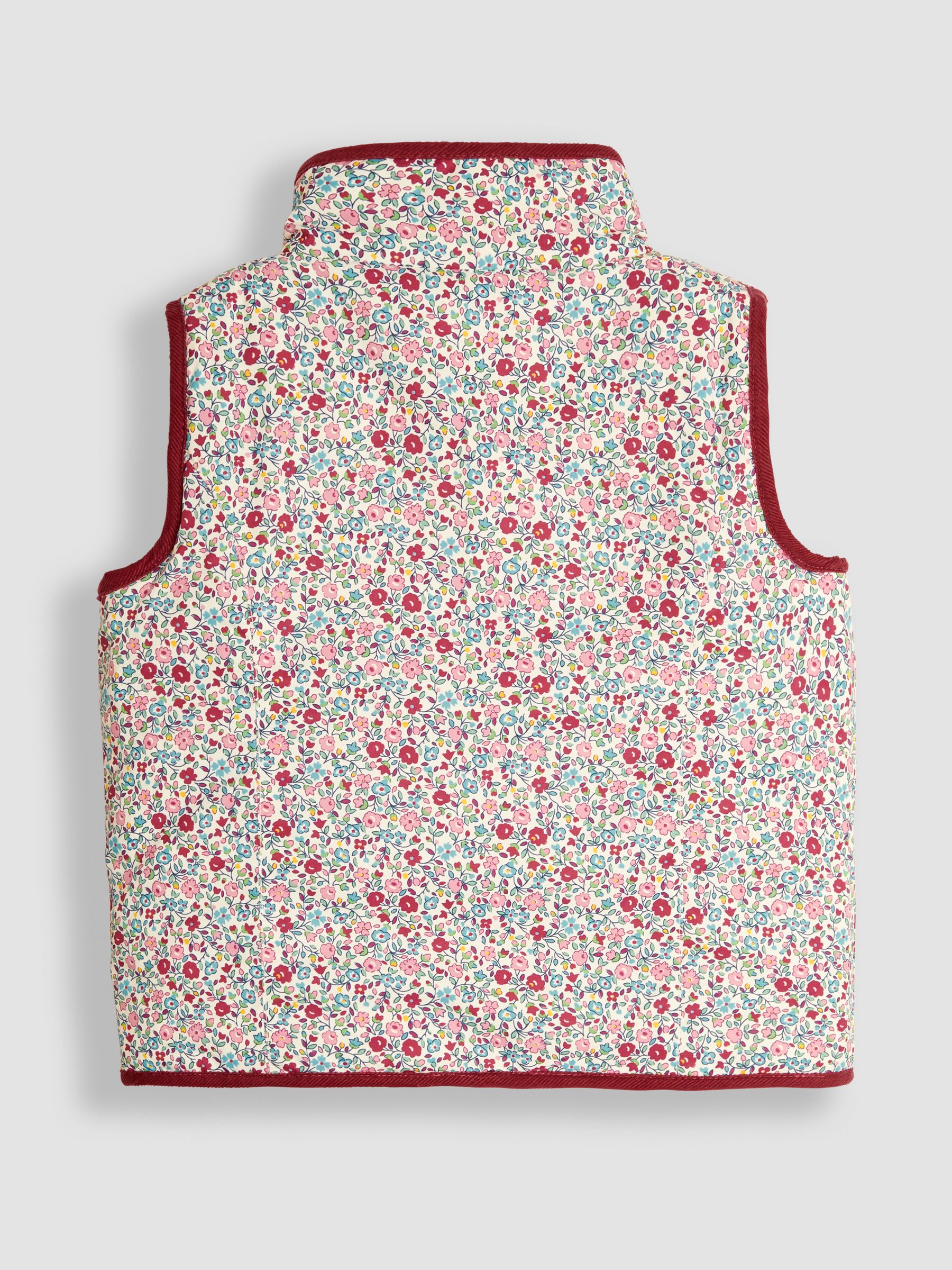 Pink Reversible Quilted Gilet - Image 5 of 6