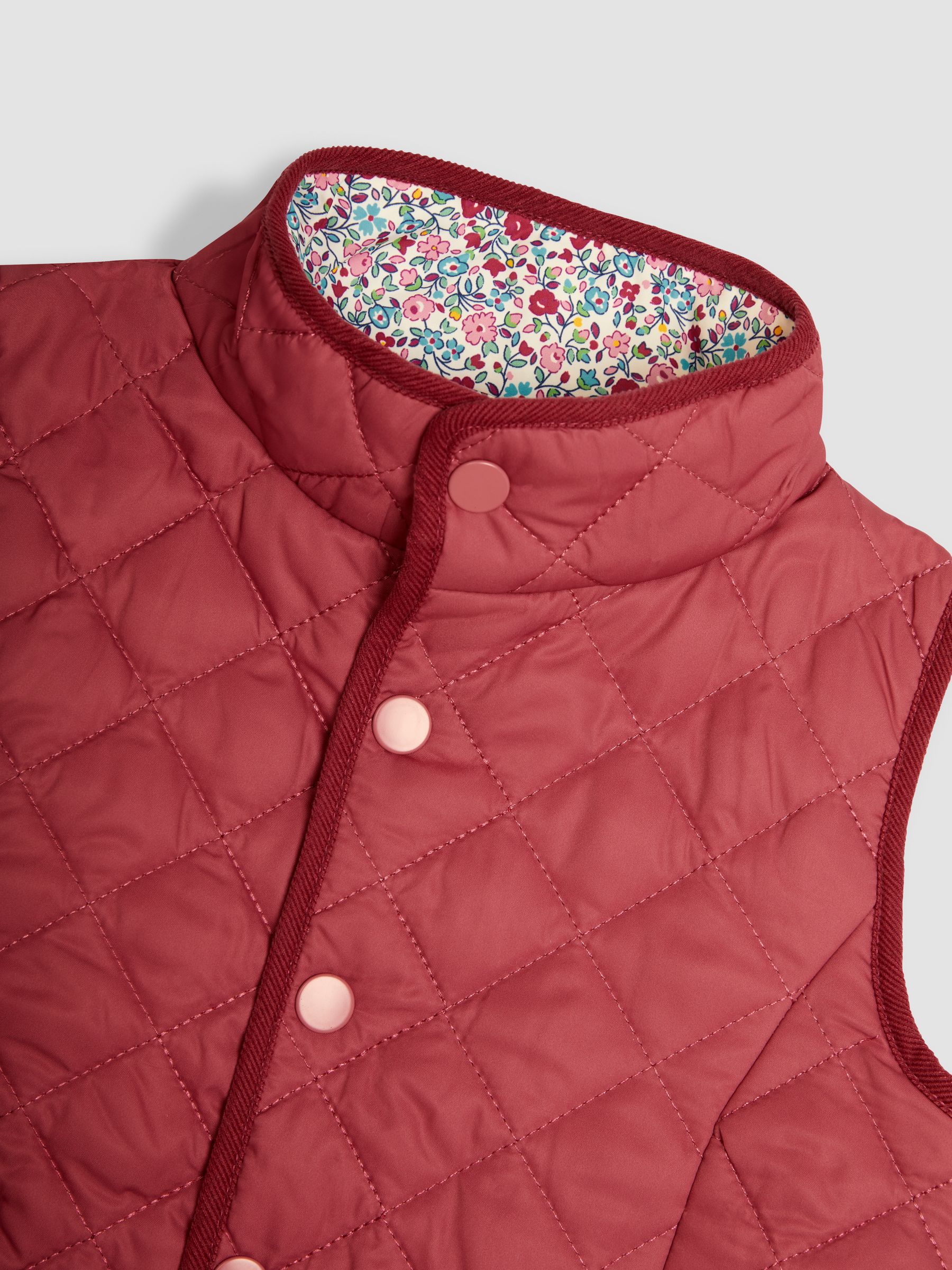 Pink Reversible Quilted Gilet - Image 6 of 6