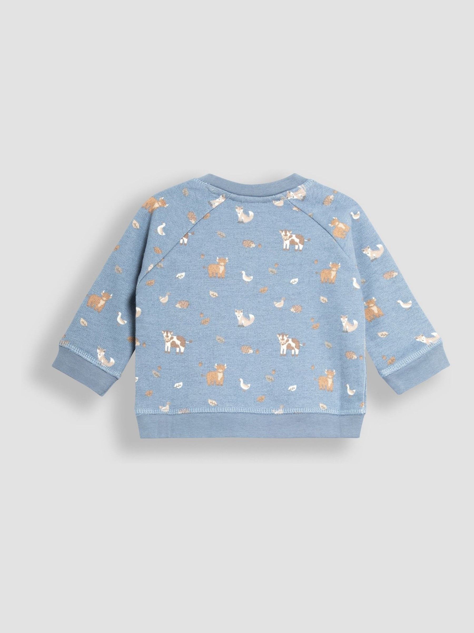 Blue Woodland Friends Sweatshirt & Rib Leggings Set - Image 3 of 5