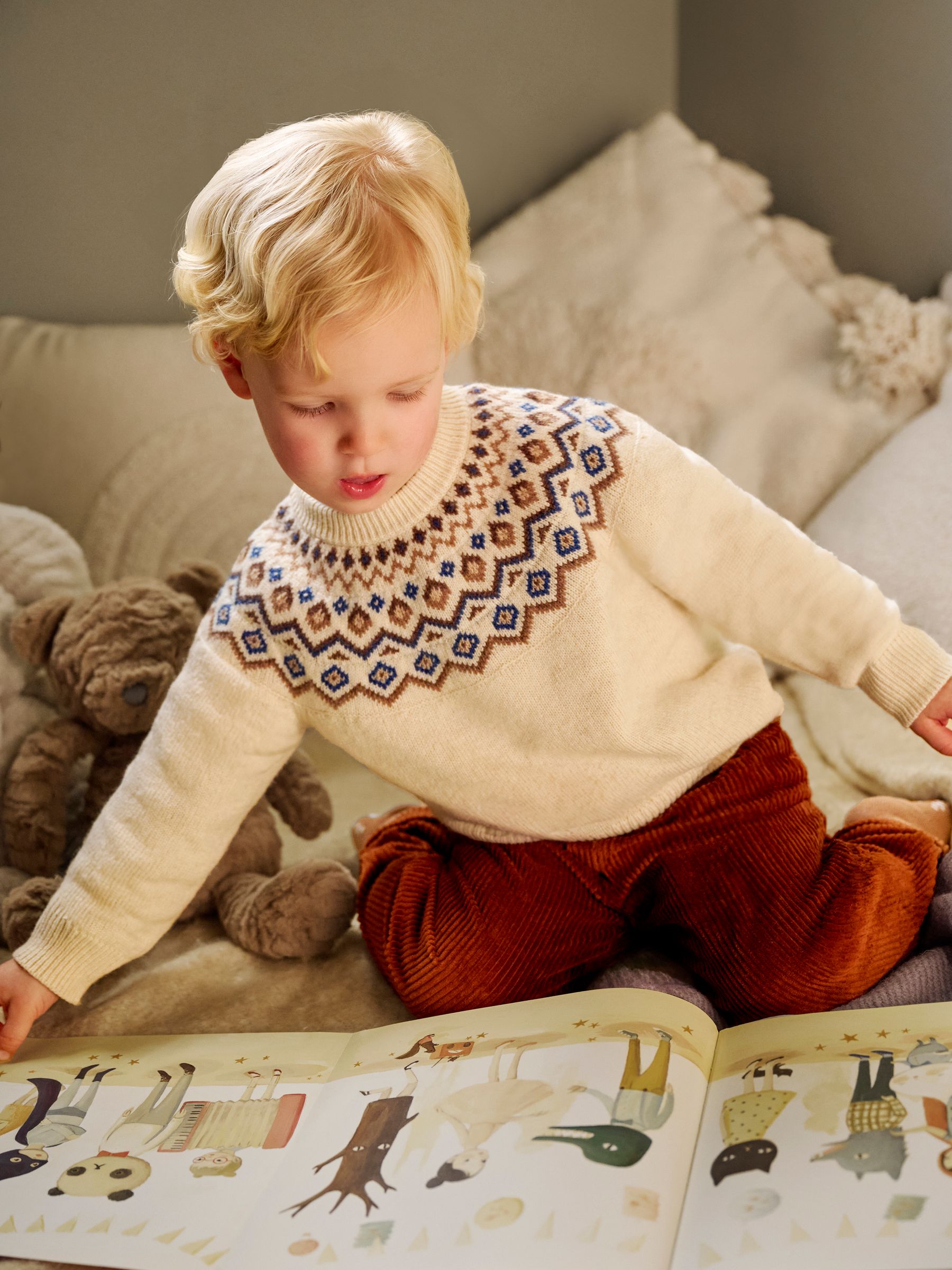 Ecru Nordic Jumper - Image 2 of 5