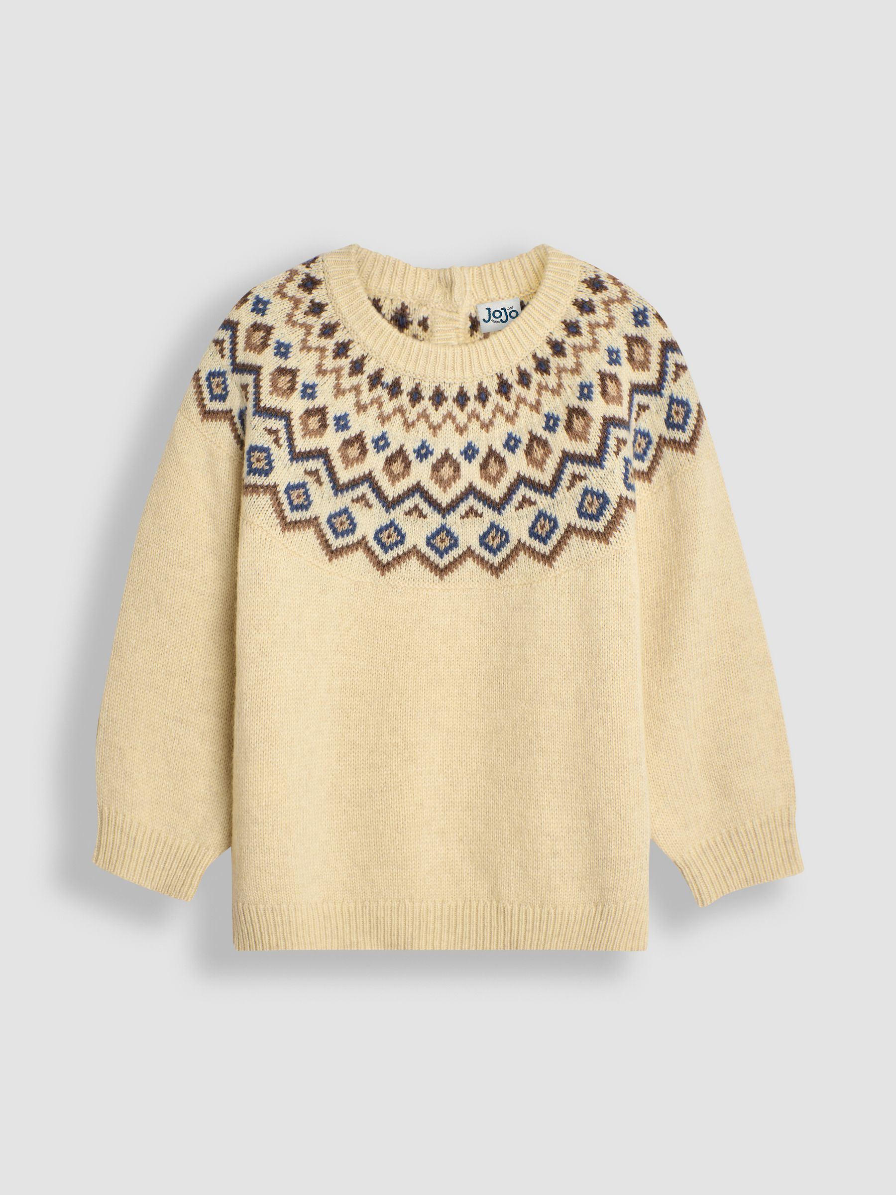 Ecru Nordic Jumper - Image 3 of 5